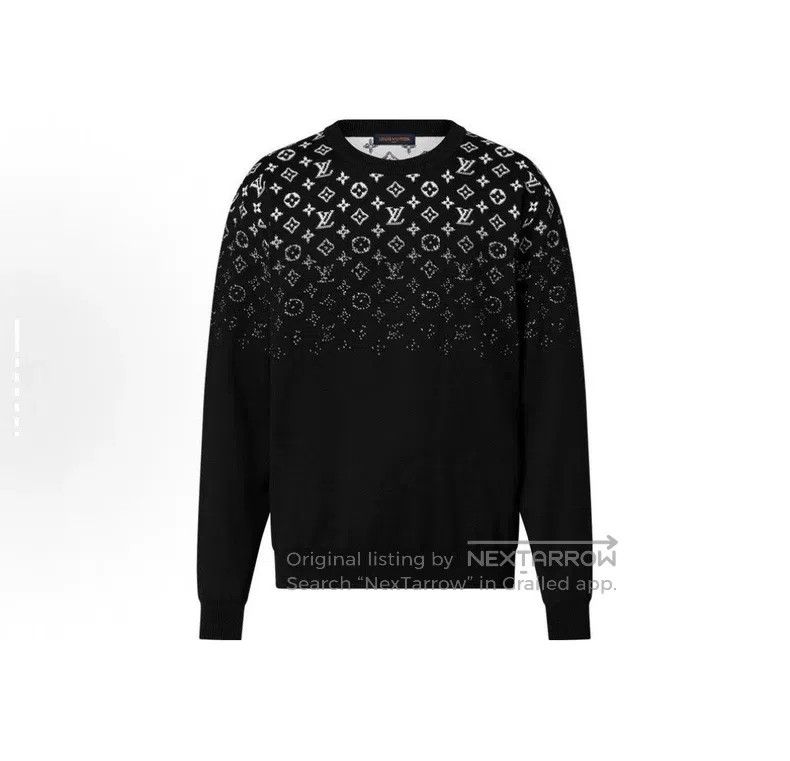 Louis Vuitton Louis Vuitton FW23 Gradient Logo Printed Crew Neck Sweatsh Size US L / EU 52-54 / 3 - 1 Thumbnail