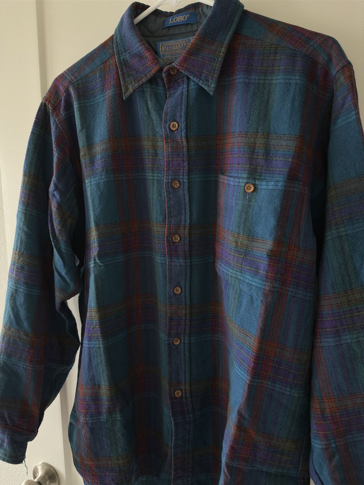 Pendleton Vintage Pendleton Lodge Shirt Button Up Made In USA Size US L / EU 52-54 / 3 - 2 Thumbnail