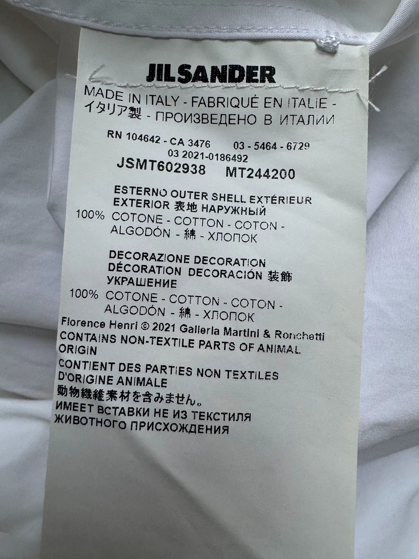 Jil Sander JIL SANDER Portrait Sticker Loose Shirt Jacket Size US L / EU 52-54 / 3 - 3 Thumbnail