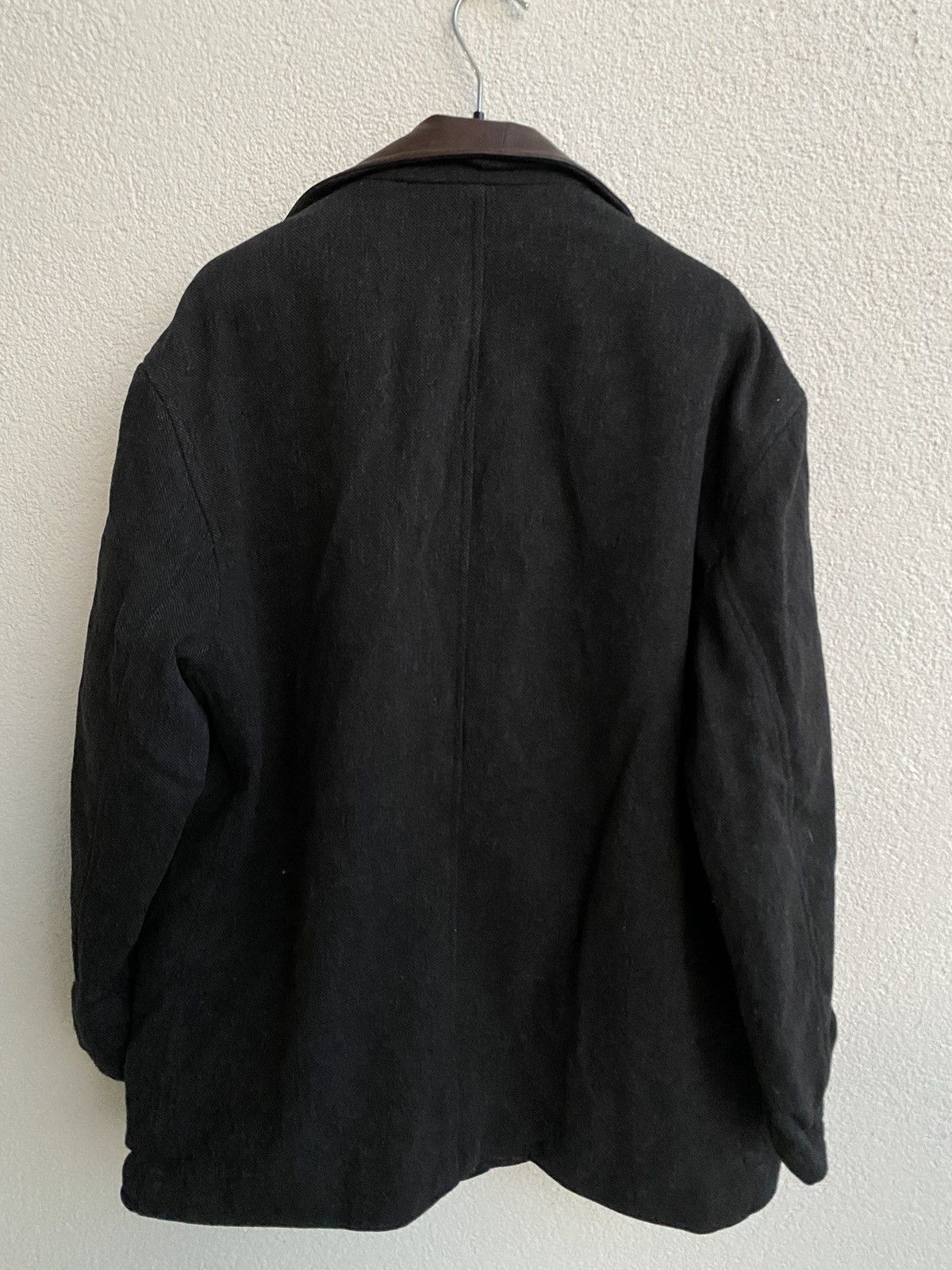 90s Wool YSL Coat YSL Jacket Leather