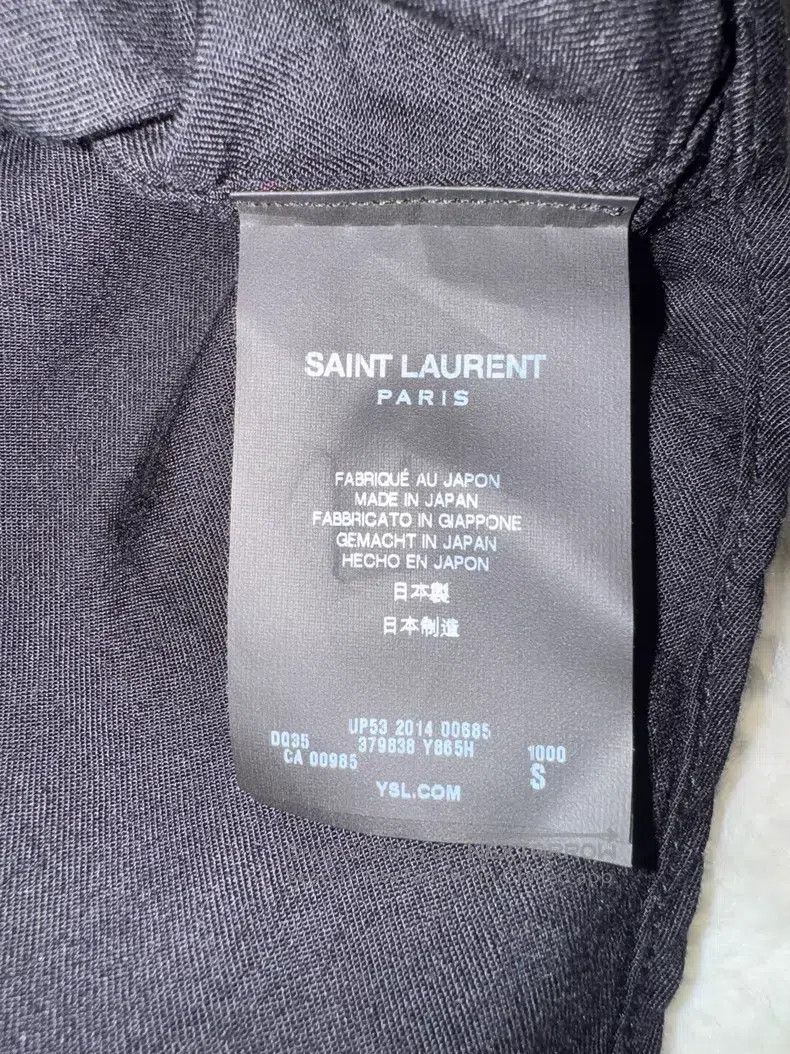 Saint Laurent Paris Saint Laurent Paris Sleeveless Shirt Vest i Size US S / EU 44-46 / 1 - 5 Thumbnail