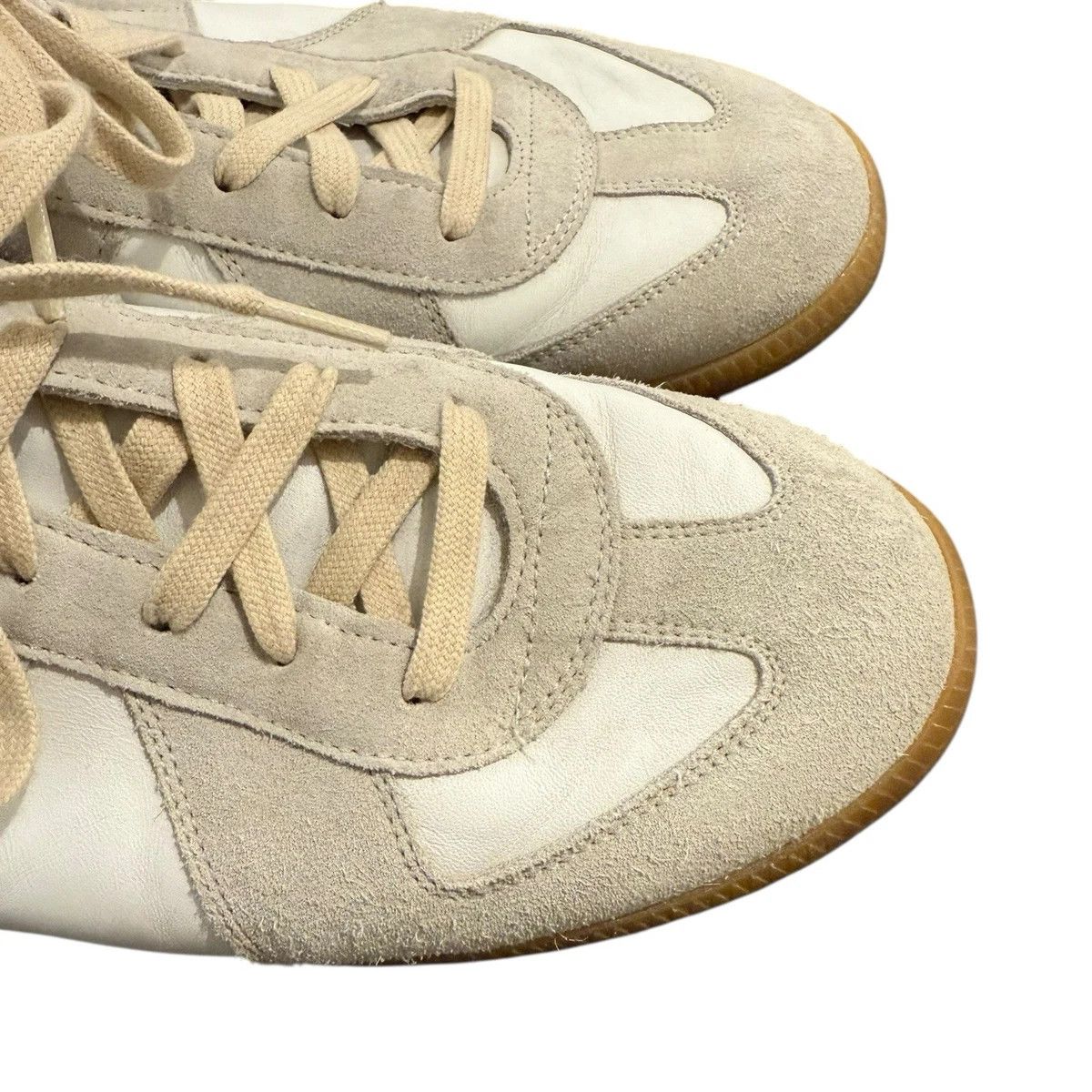 Maison Margiela Maison Margiela Replica GAT Gray White 14 47 Low Suede Size US 14 / EU 47 - 11 Thumbnail