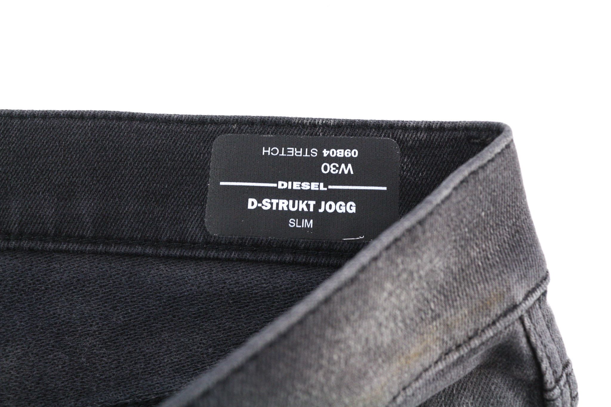 Diesel D-STRUKT JOGG 09B04 W30 Slim Stretch Black 40442 Size US 30 / EU 46 - 6 Thumbnail