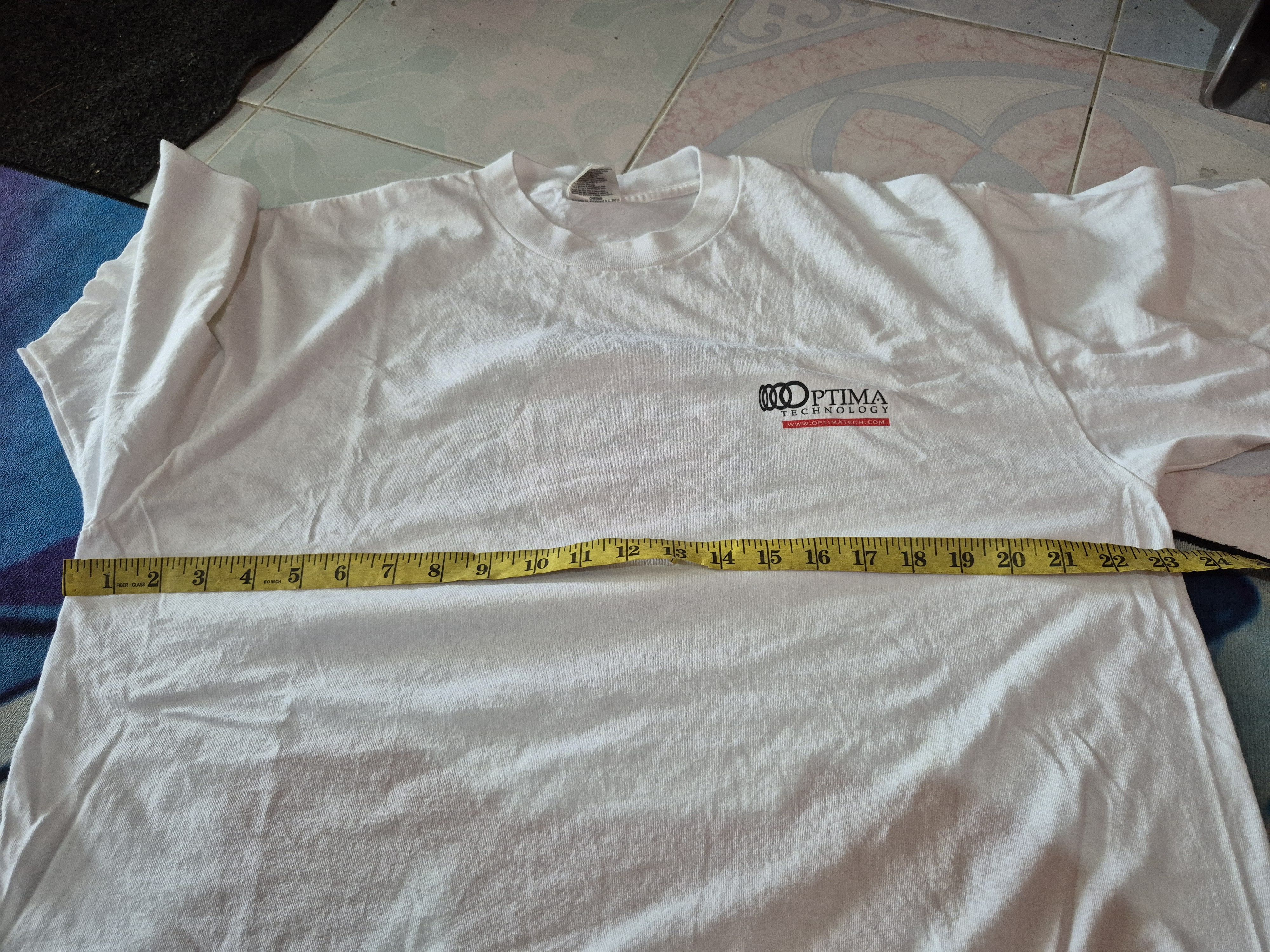 Vintage 🔥 Vintage Optima Technology Tech Tee Size US XL / EU 56 / 4 - 10 Thumbnail