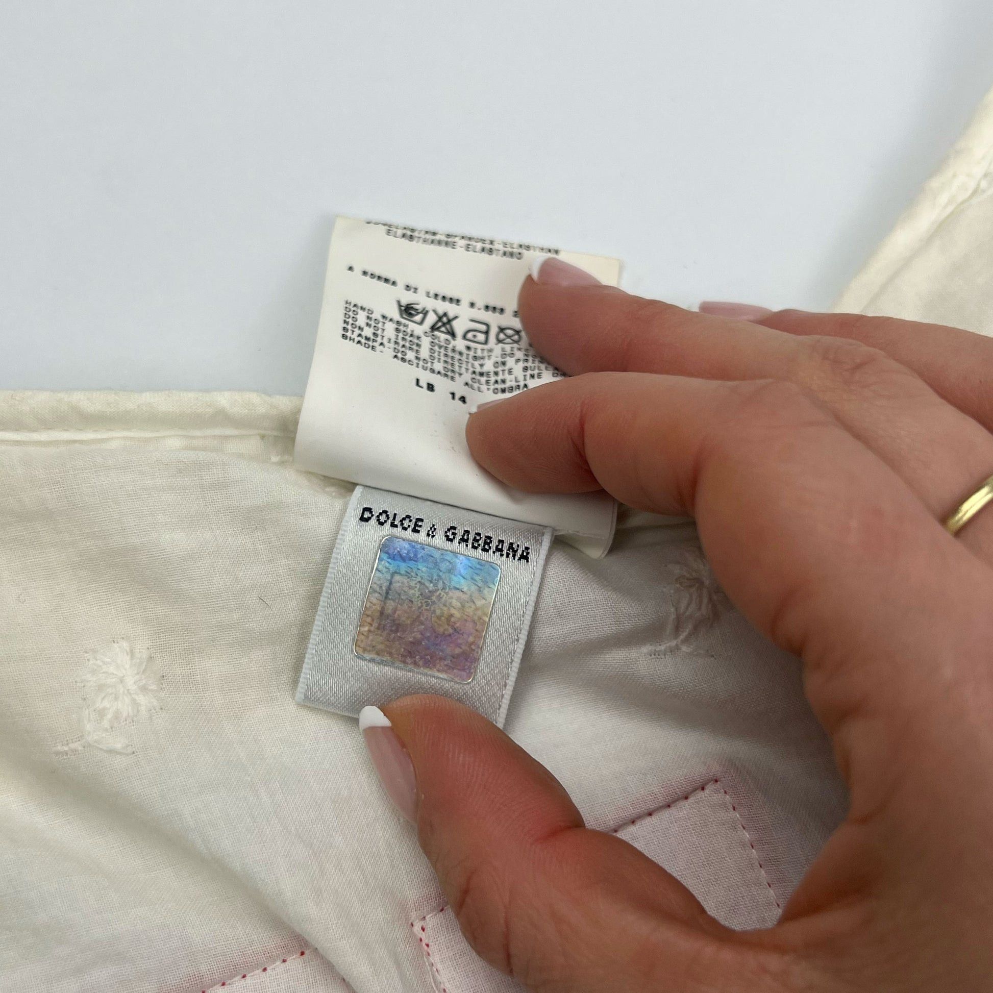 Dolce & Gabbana Early 00's Dolce Gabbana Bustier 'Ti Amo' Shirt Size M / US 6-8 / IT 42-44 - 7 Thumbnail