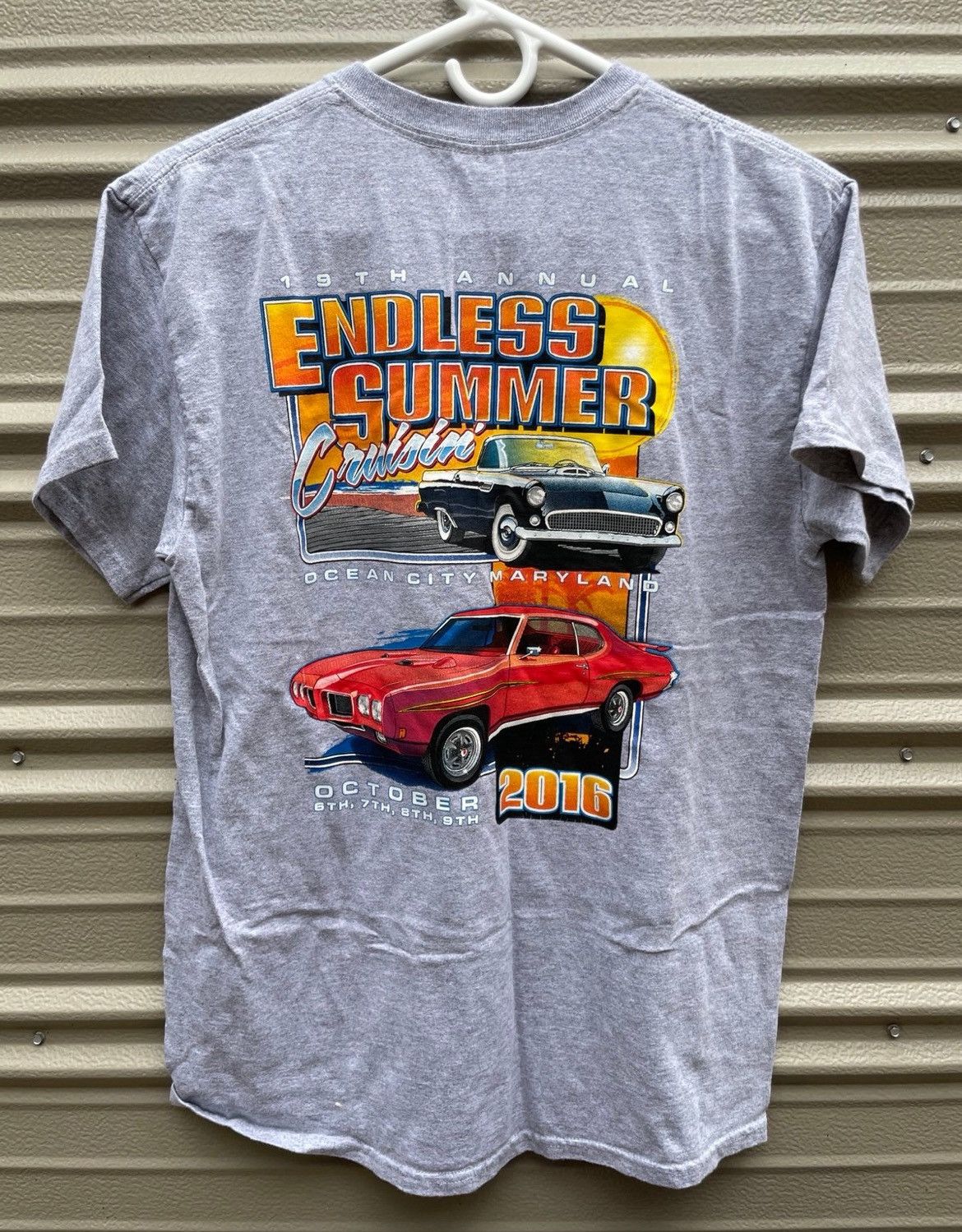 Gildan Endless Summer Cruisin’ 2016 T-Shirt Ocean City Maryland Size US M / EU 48-50 / 2 - 5 Thumbnail