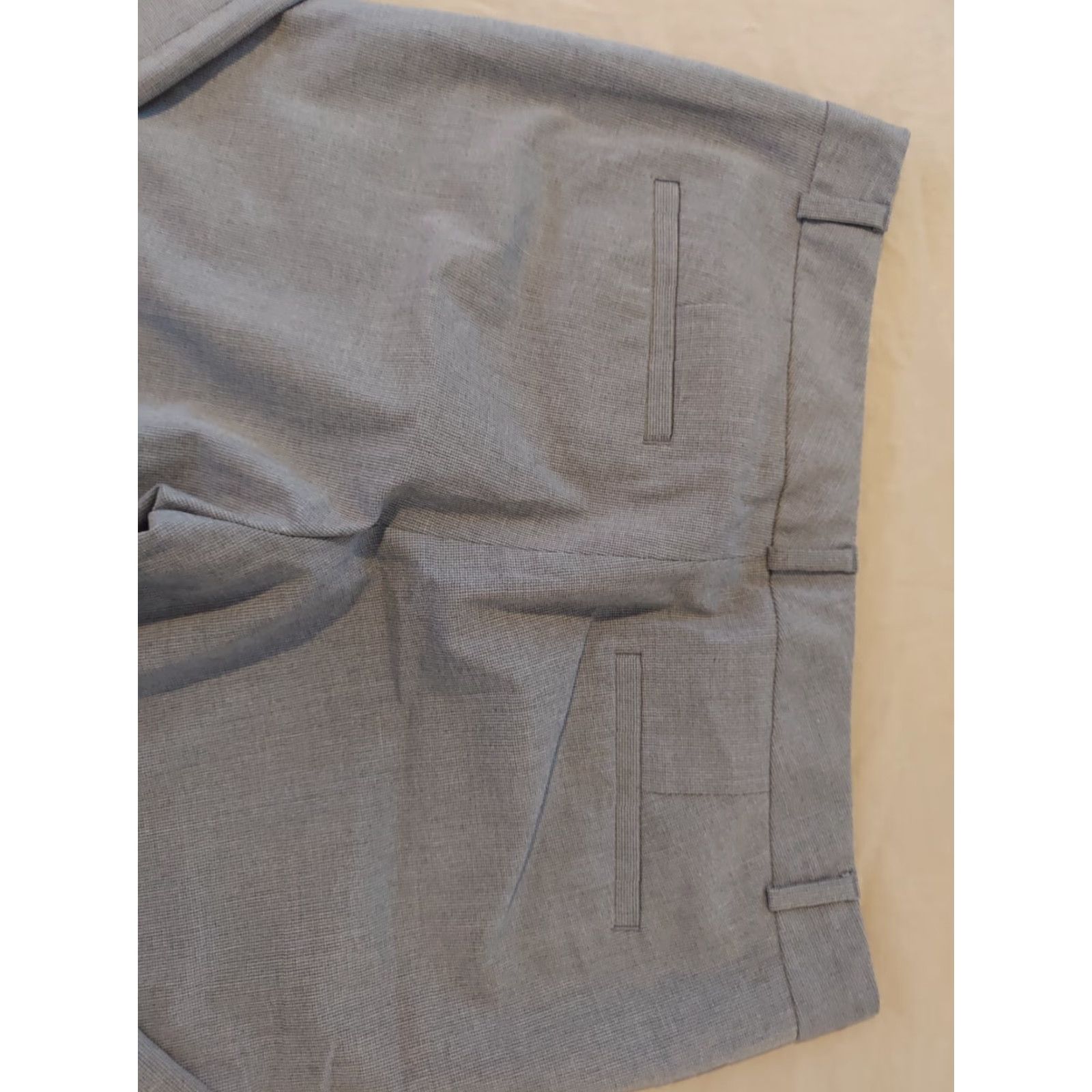 Banana Republic Womens Banana Republic Dress Pants 10 Gray Slacks Chino Trousers Pants Dress Size 32" / US 10 / IT 46 - 2 Thumbnail