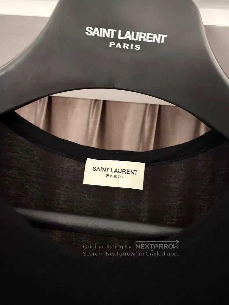 Saint Laurent Paris Saint Laurent Paris Classic Black Short Sleeve Size US L / EU 52-54 / 3 - 4 Thumbnail