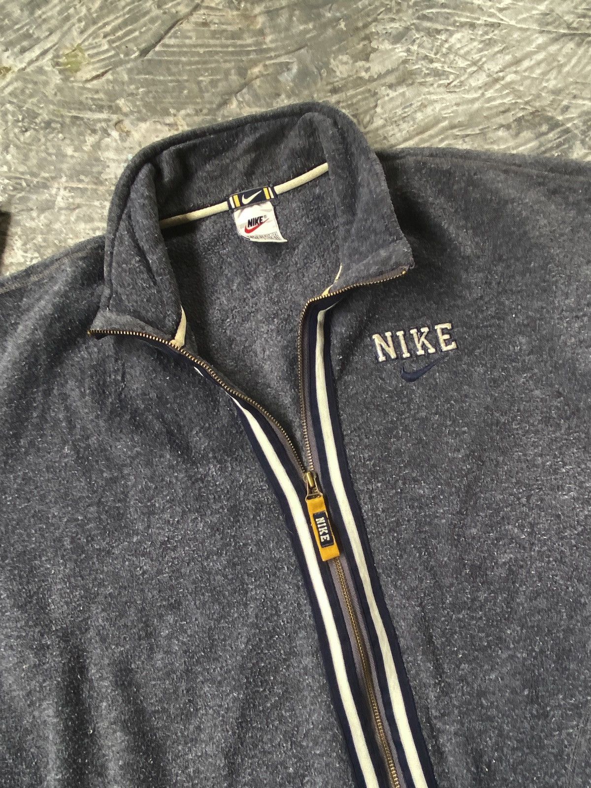 Vintage 🔥BINDING NOW 🔥Vintage 90s Nike Polartec Fleece Zipper Size US L / EU 52-54 / 3 - 6 Thumbnail