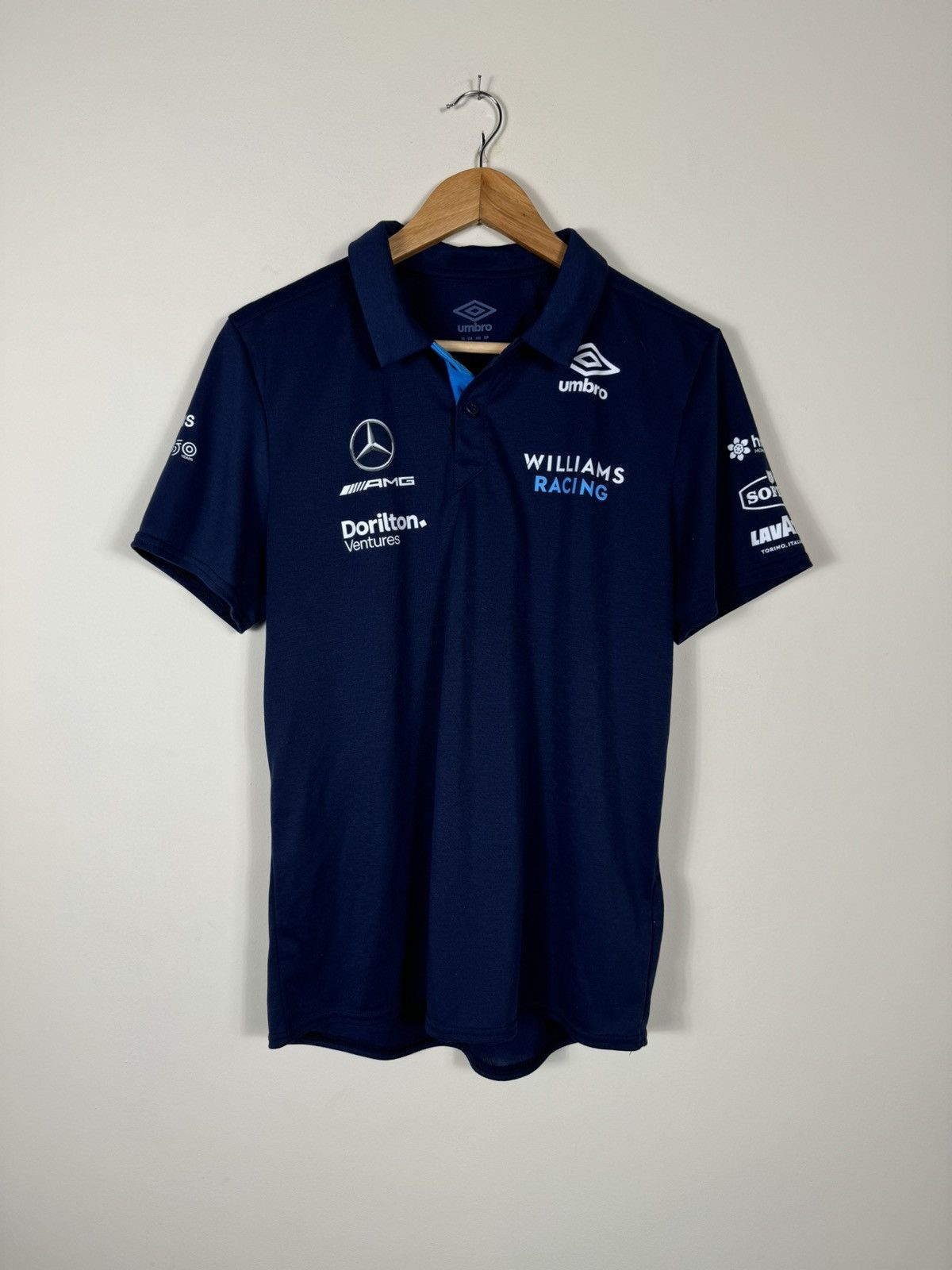 Formula 1 × Mercedes-Benz Mercedes Williams Racing Umbro formula one F1 Polo Size US M / EU 48-50 / 2 - 1 Thumbnail