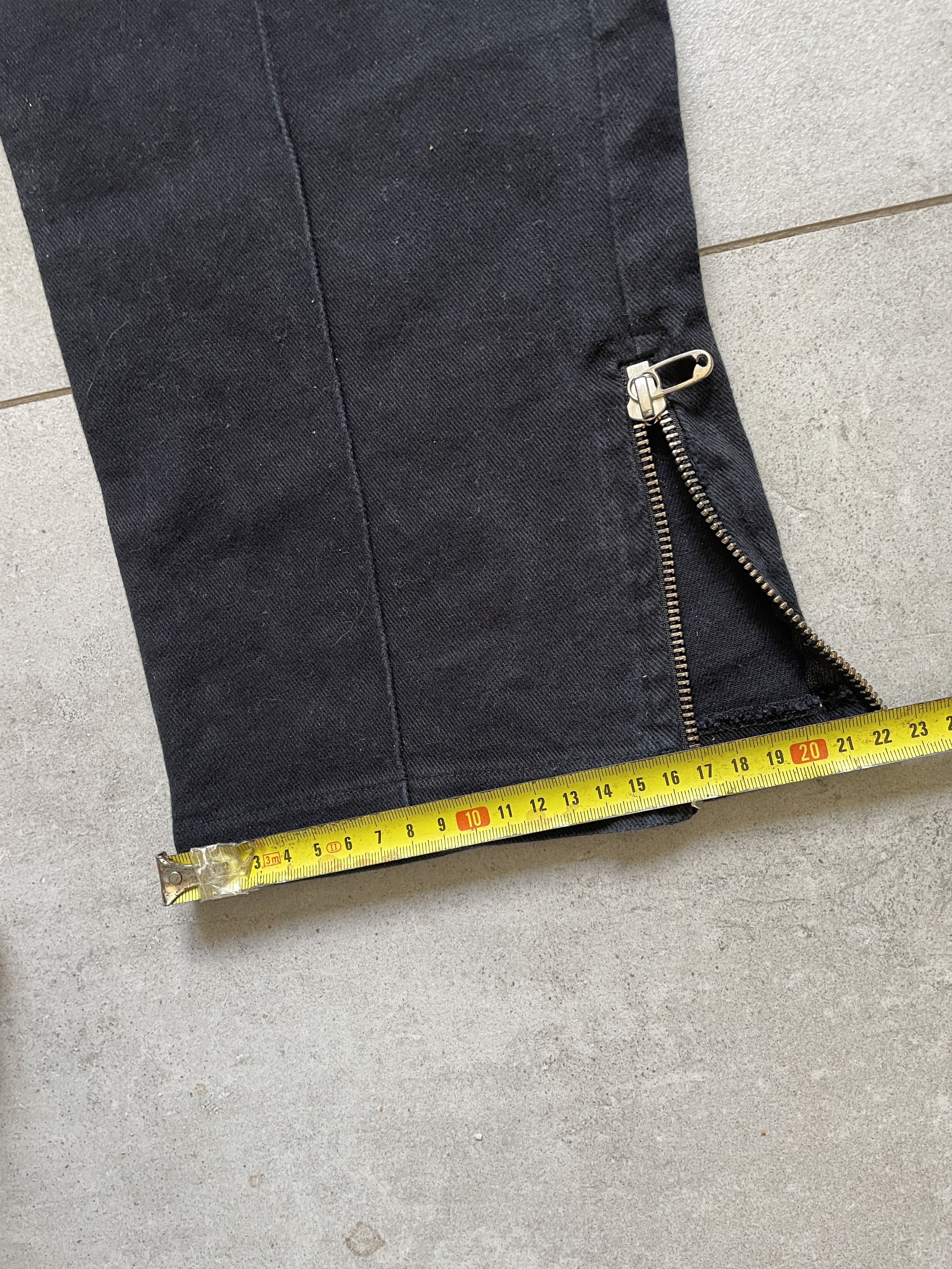 Peso PESO WASHED BLACK ZIPPER FLARED PANTS Size US 36 / EU 52 - 11 Thumbnail