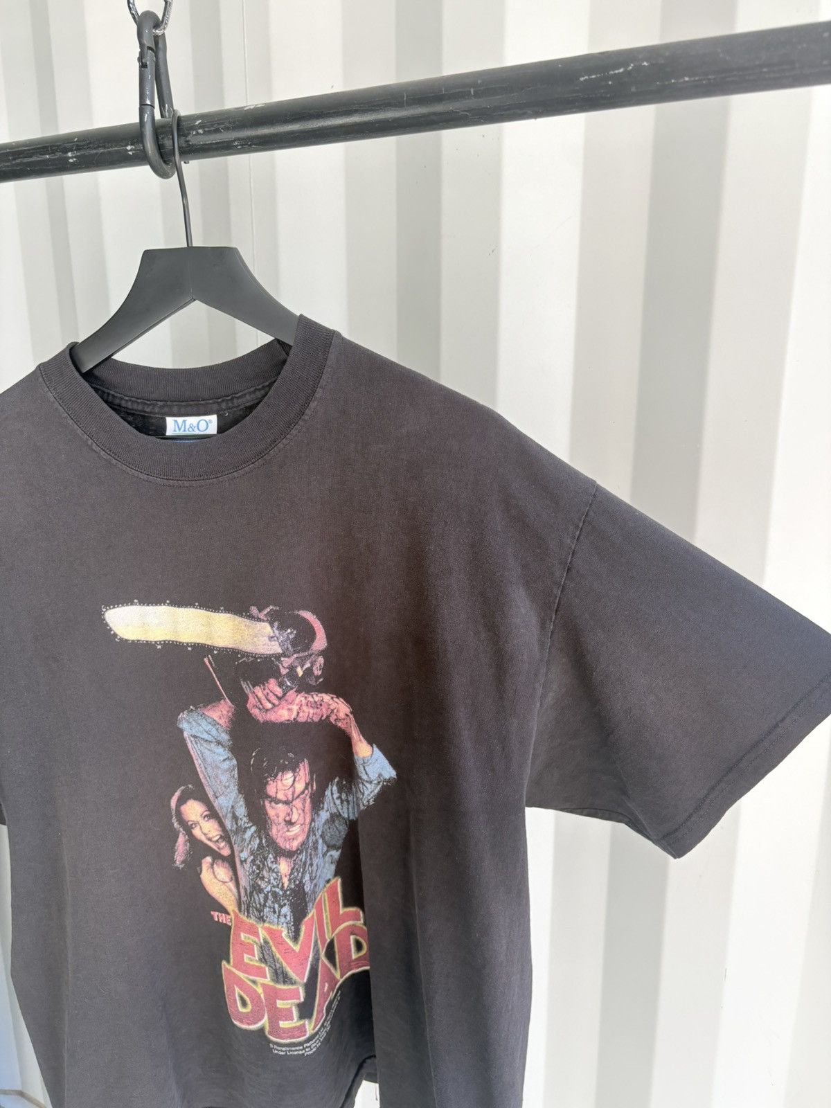 Vintage Thrashed Evil Dead Shirt Faded Distressed Grunge Band Size US XL / EU 56 / 4 - 2 Thumbnail