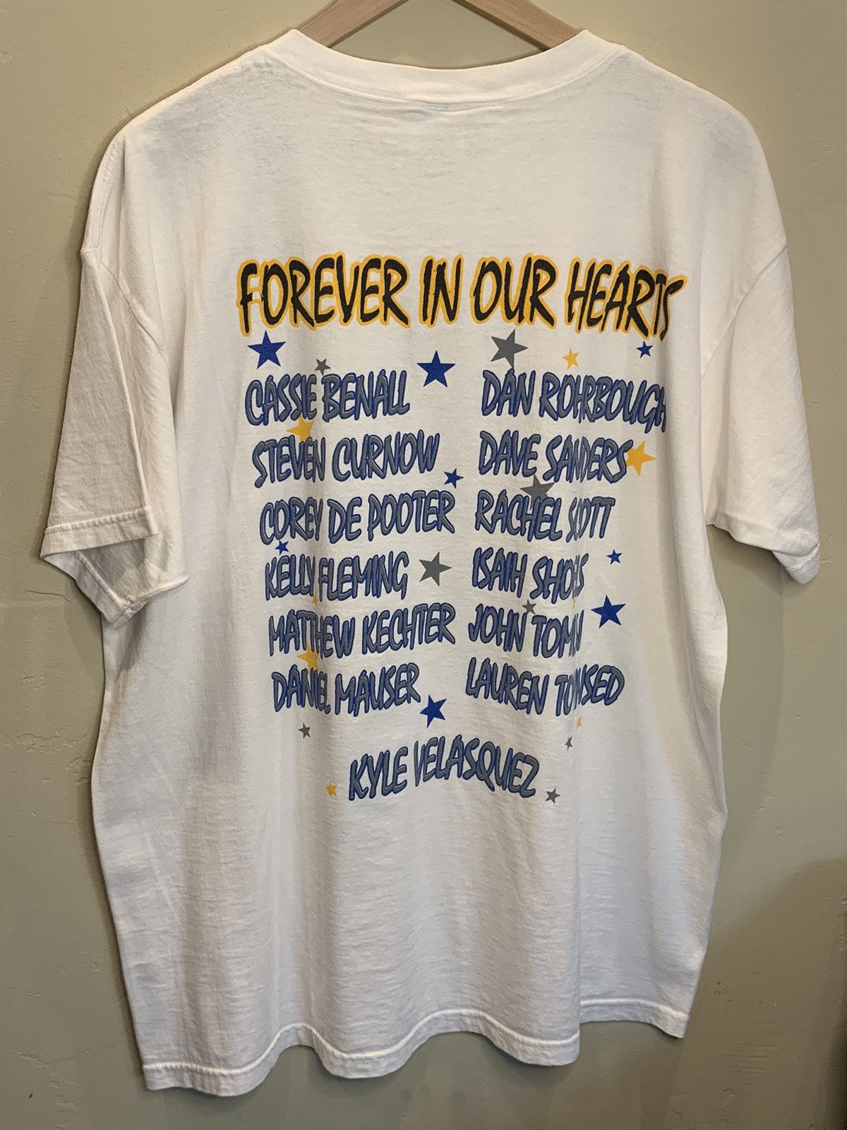 Other × Vintage *RARE* Vintage 1999 Columbine Shooting Memorial T-Shirt - XL Size US XL / EU 56 / 4 - 2 Thumbnail