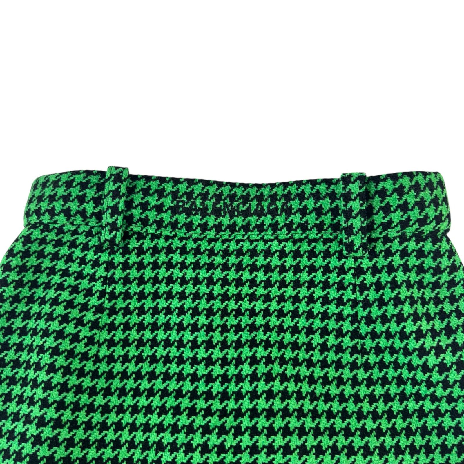 Balenciaga Balenciaga Houndstooth Wool Skirt Size 24" / US 00 / IT 34 - 10 Thumbnail