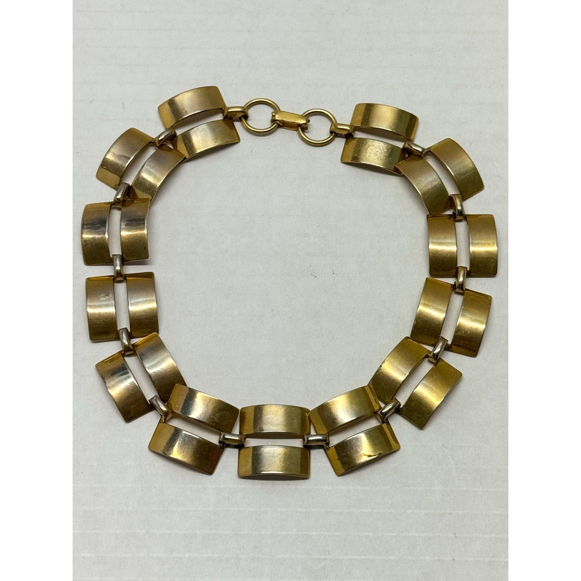 Vintage Vintage gold collar choker necklace Size ONE SIZE - 3 Thumbnail