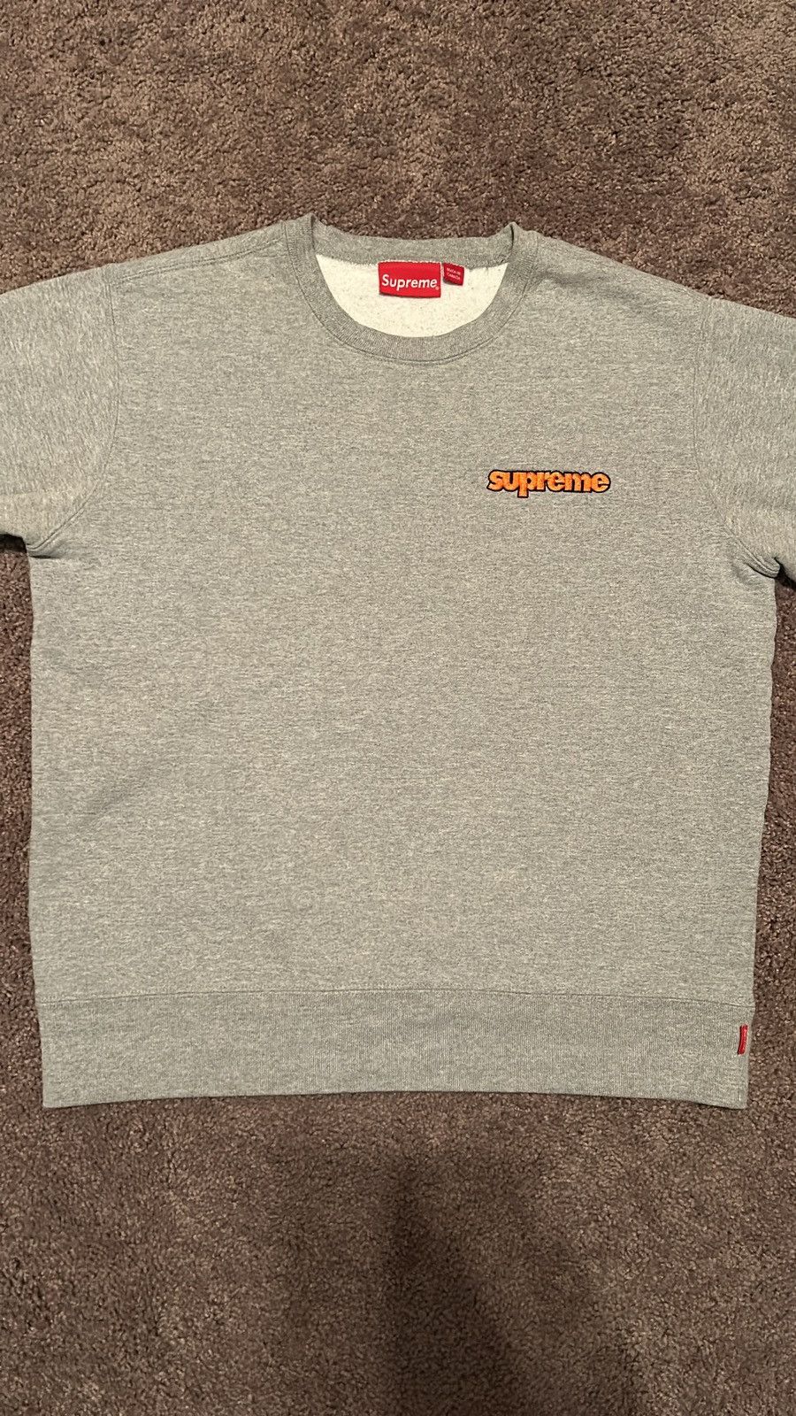Supreme Supreme Grey Sweatshirt Size US M / EU 48-50 / 2 - 1 Thumbnail
