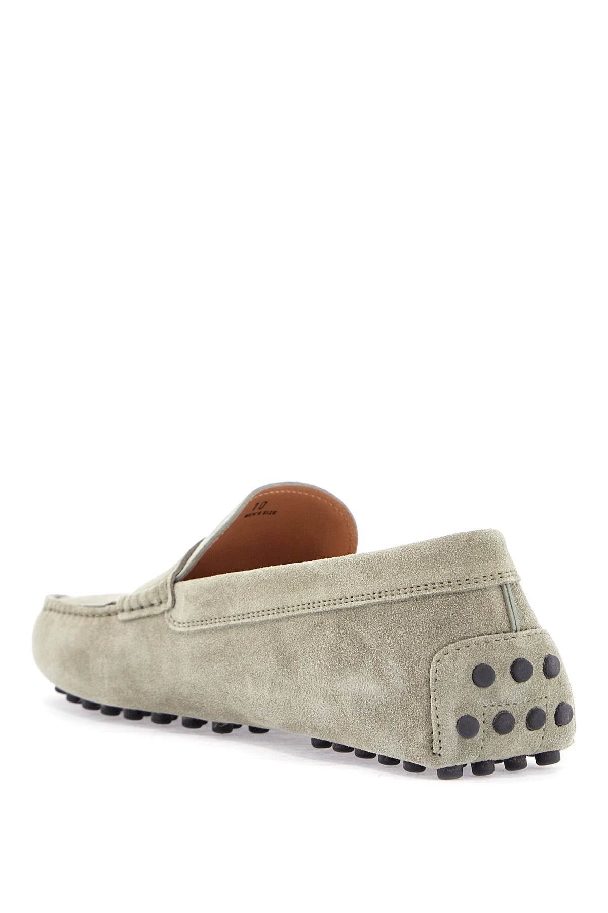 Tod's o1s22i1n0325 Suede Driving Loafers in Beige Size US 7 / EU 40 - 3 Thumbnail