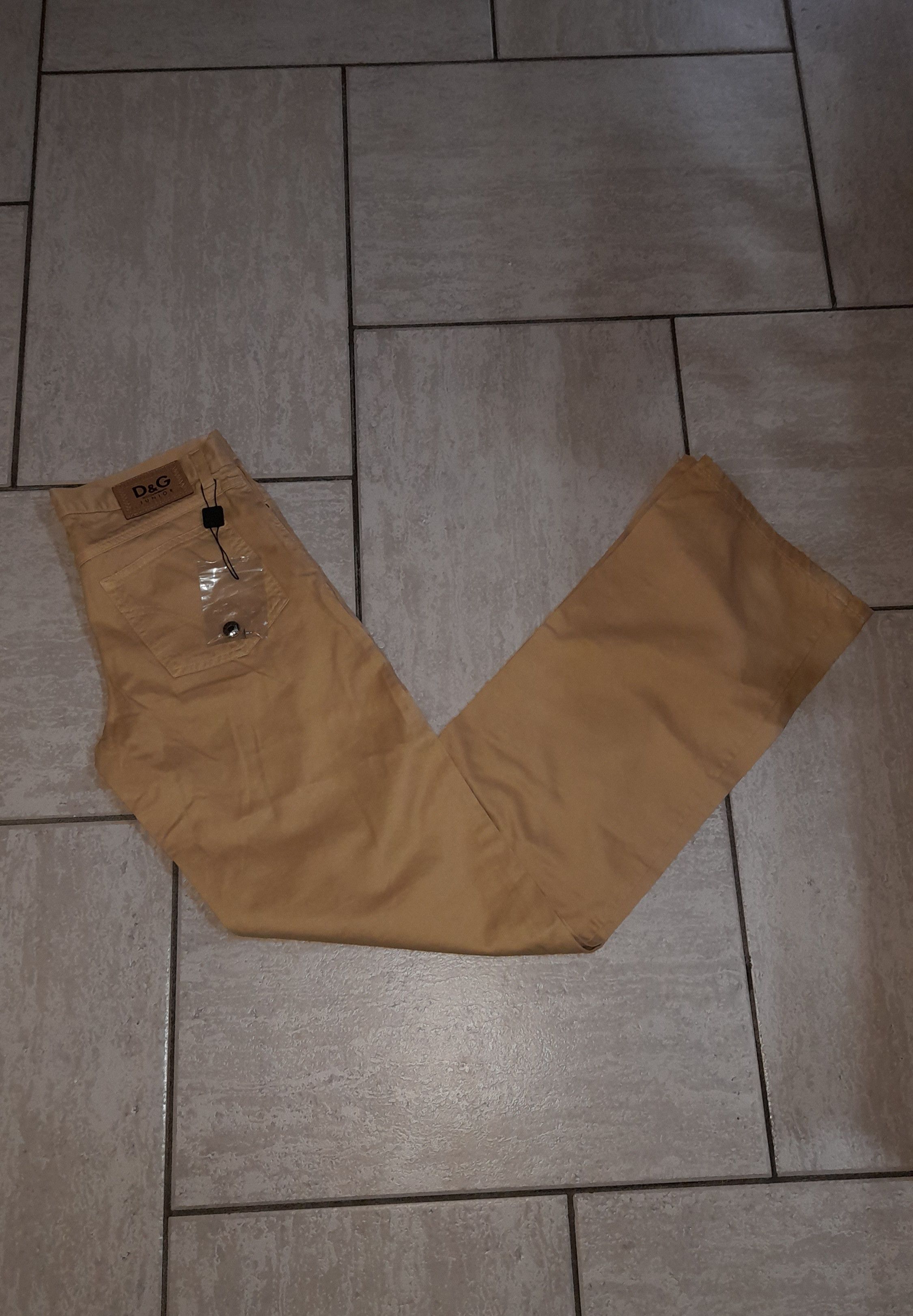 image of Dolce Gabbana Trousers in Beige, Men's (Size 26)