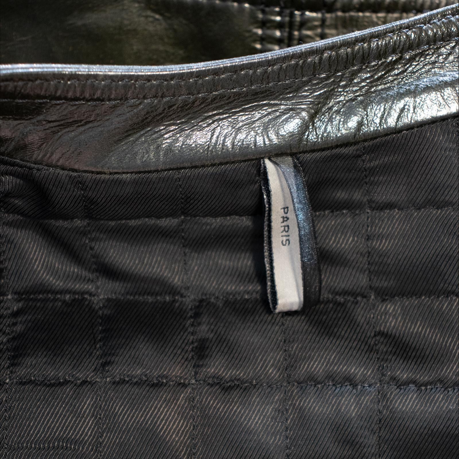 Dior AW08 Dior Homme Patent Leather Napoleon Jacket Size US M / EU 48-50 / 2 - 3 Thumbnail