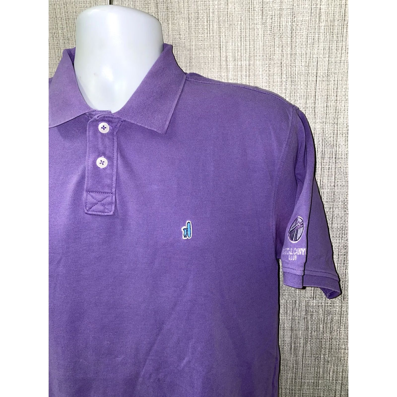 johnnie-O Johnnie-O Hangin Out Mens Purple Short Sleeve Golf Polo Shirt M Size US M / EU 48-50 / 2 - 2 Thumbnail