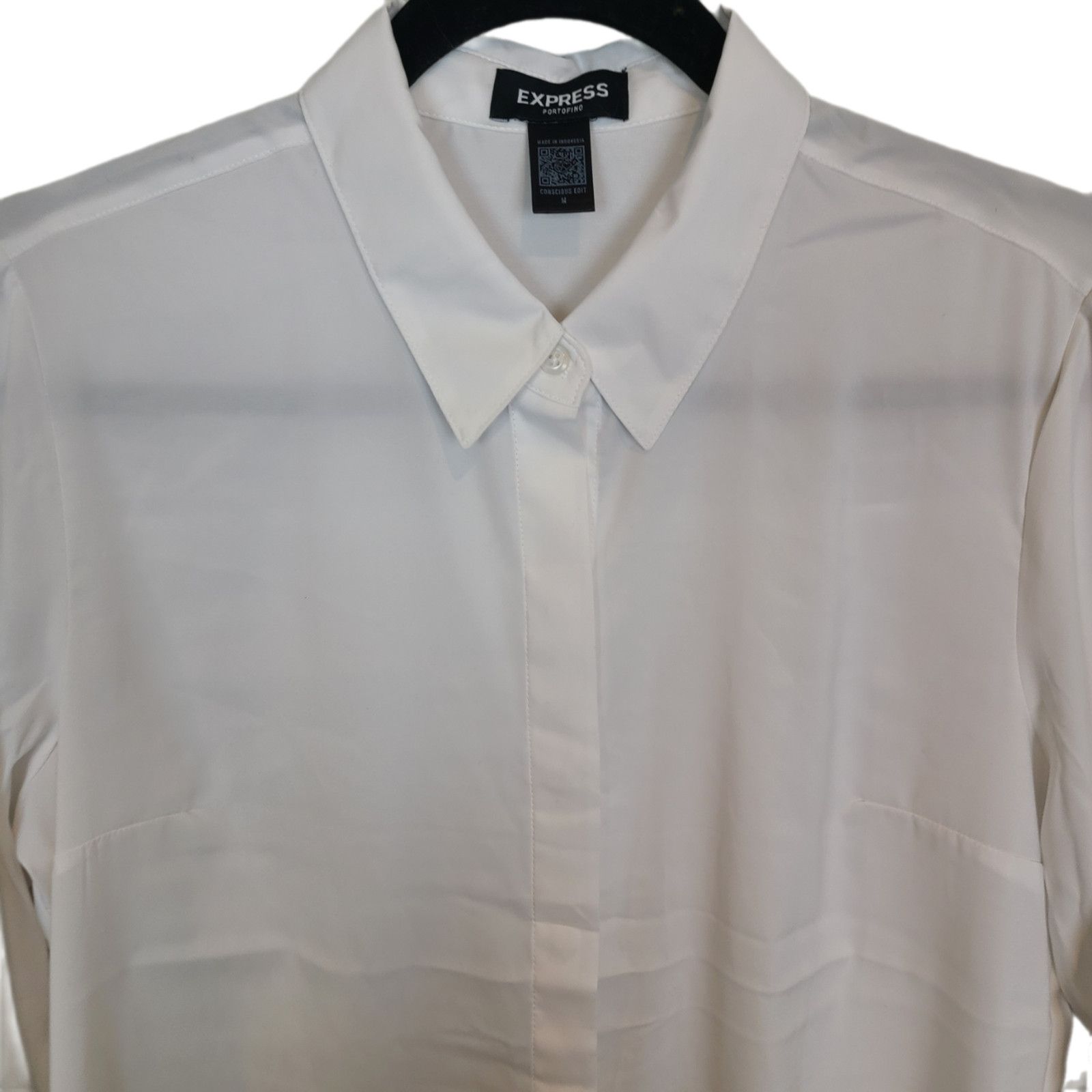 Express Express Womens Portofino Shirt Conscious Edit Sz M Career Size M / US 6-8 / IT 42-44 - 2 Thumbnail