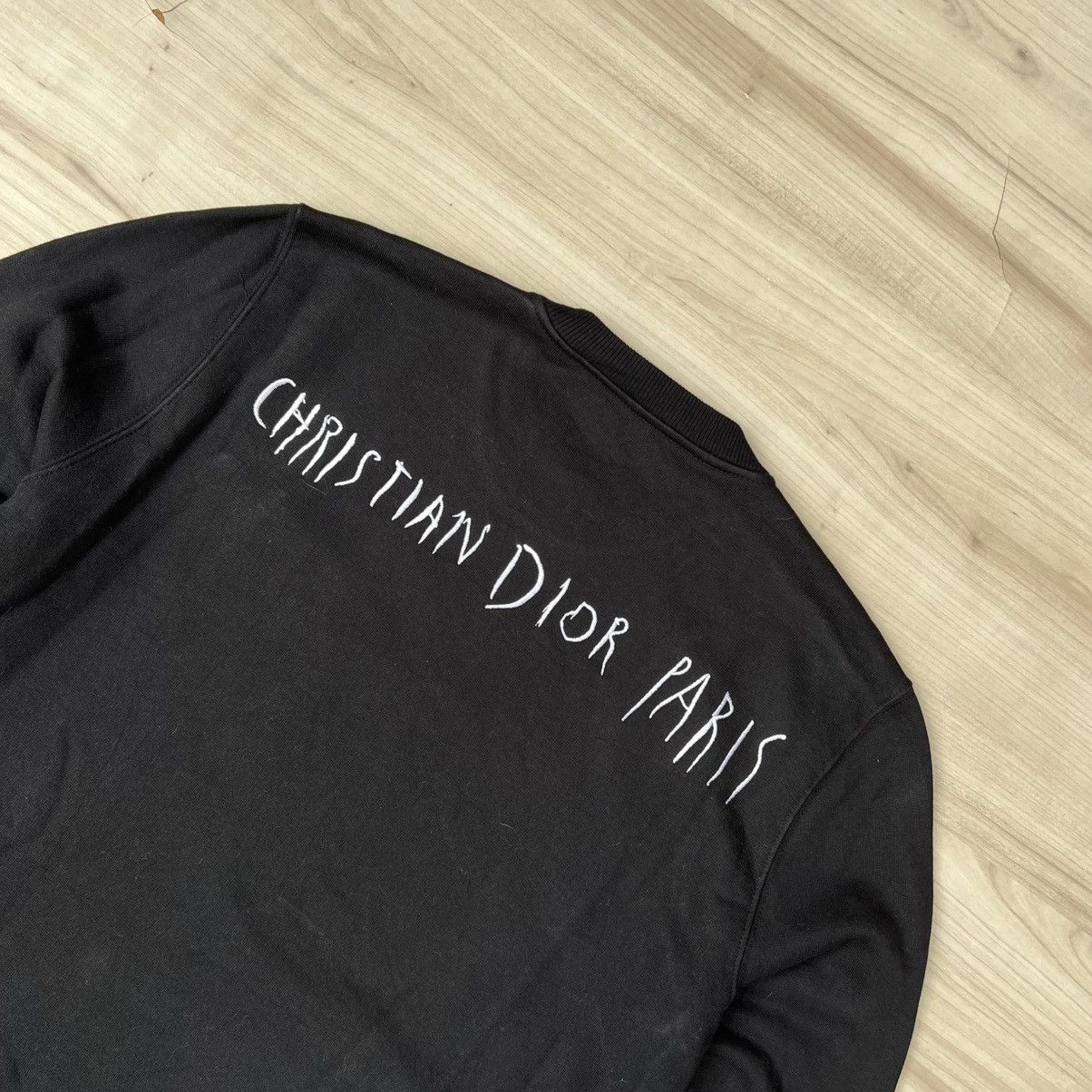 Dior Dior X Raymond Pettibon Black Cotton Embroidered Sweatshirt Size US XS / EU 42 / 0 - 8 Thumbnail
