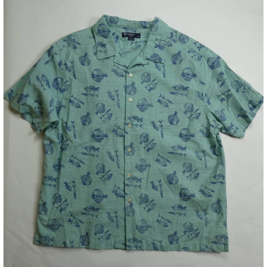 Cremieux Cremieux Classics button front shirt, XL, fish, NEW Size US XL / EU 56 / 4 - 1 Thumbnail