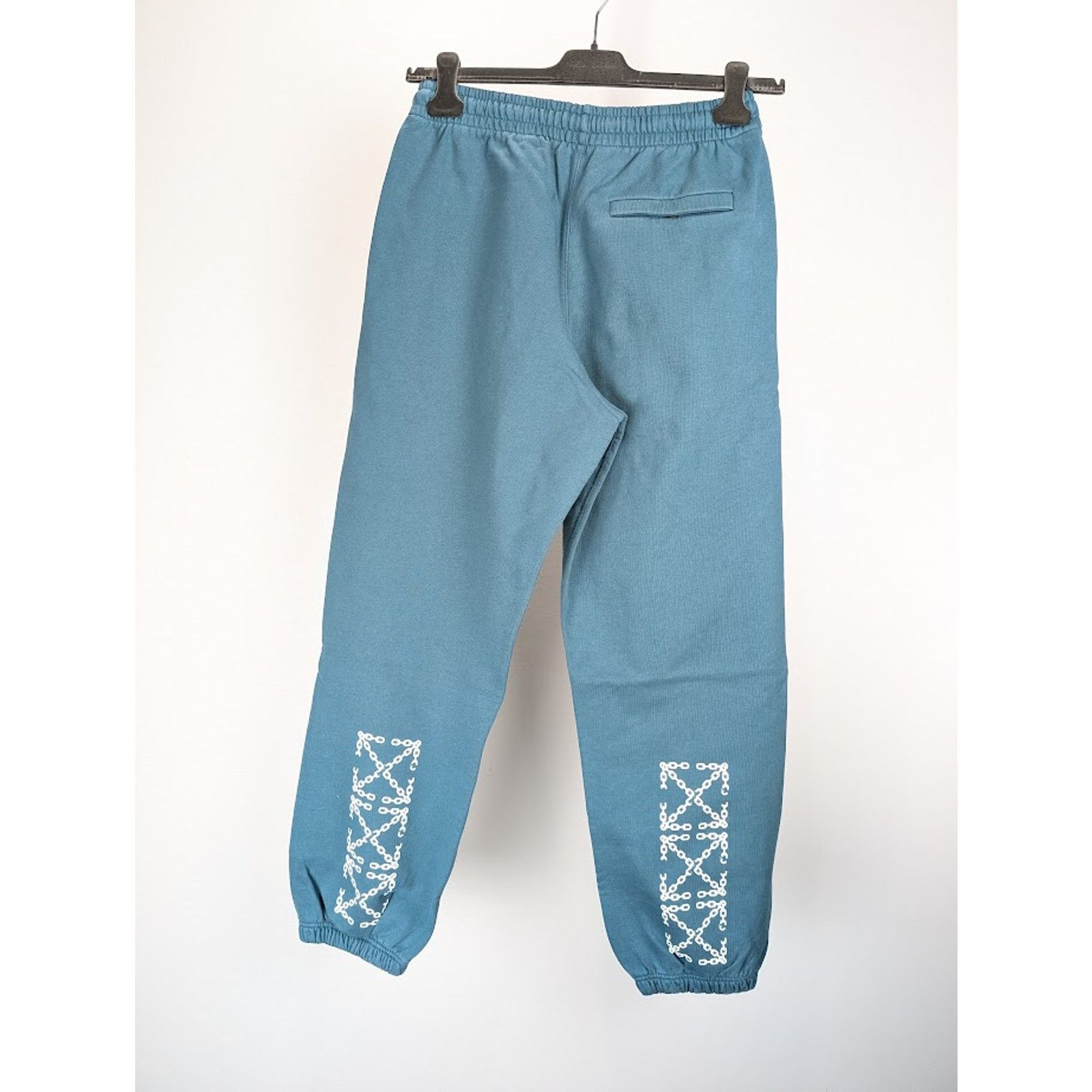 Off-White o1rshd1 Chain Arr Slim Sweatpants & Jogger Duck Green/White Size US 32 / EU 48 - 10 Thumbnail