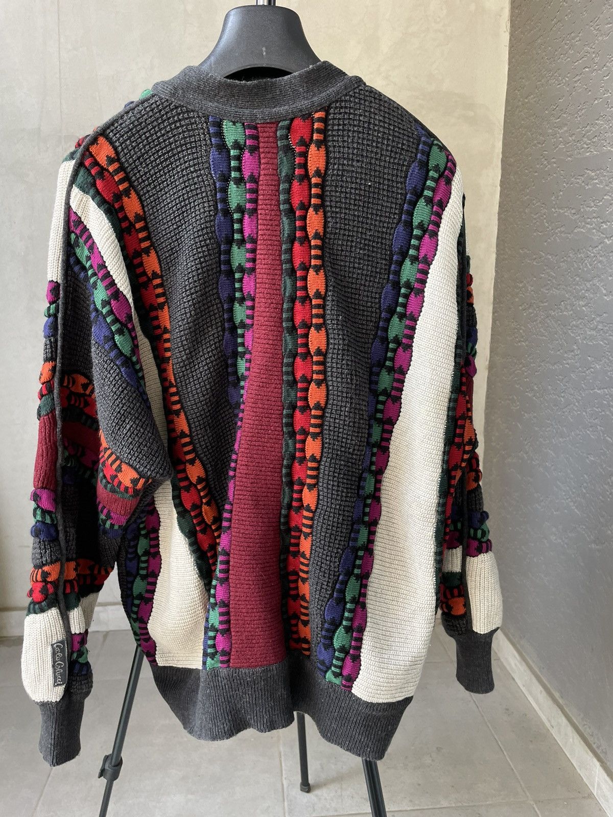 Carlo Colucci × Coogi × Missoni Carlo Colucci Cardigan Coogi/Missoni Style Sweater Y2K 90s Size US M / EU 48-50 / 2 - 14 Thumbnail