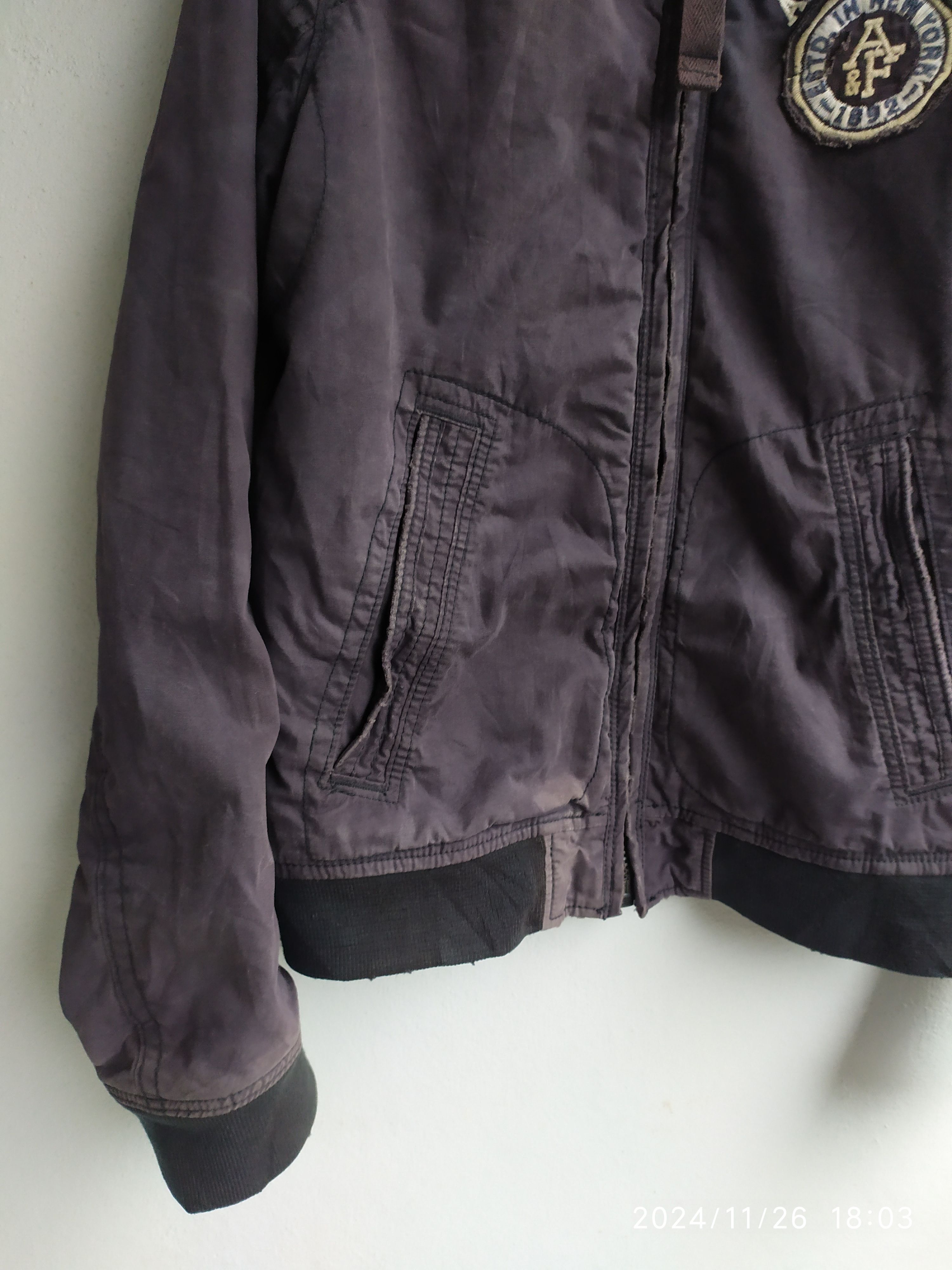Japanese Brand Vintage Y2K Abercombie & Fitch Bull point Jacket Size US M / EU 48-50 / 2 - 6 Thumbnail
