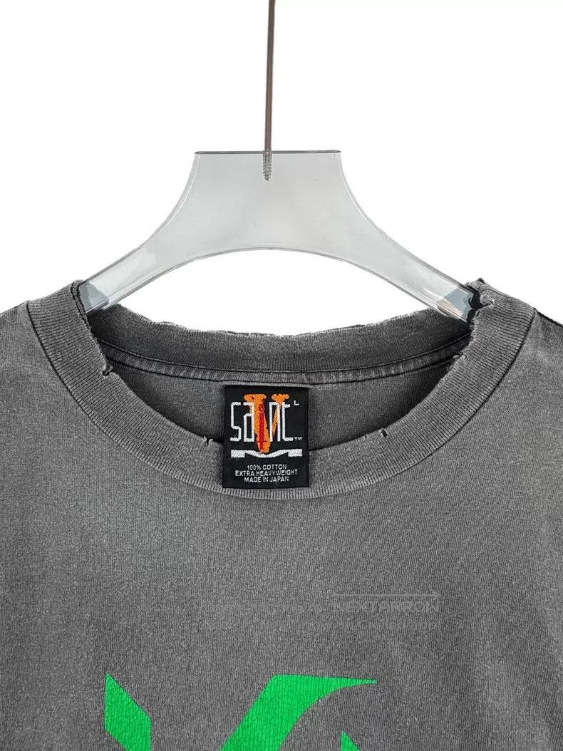 Saint Michael Saint Michael Co-branded washed print crew neck long sleev Size US L / EU 52-54 / 3 - 3 Thumbnail