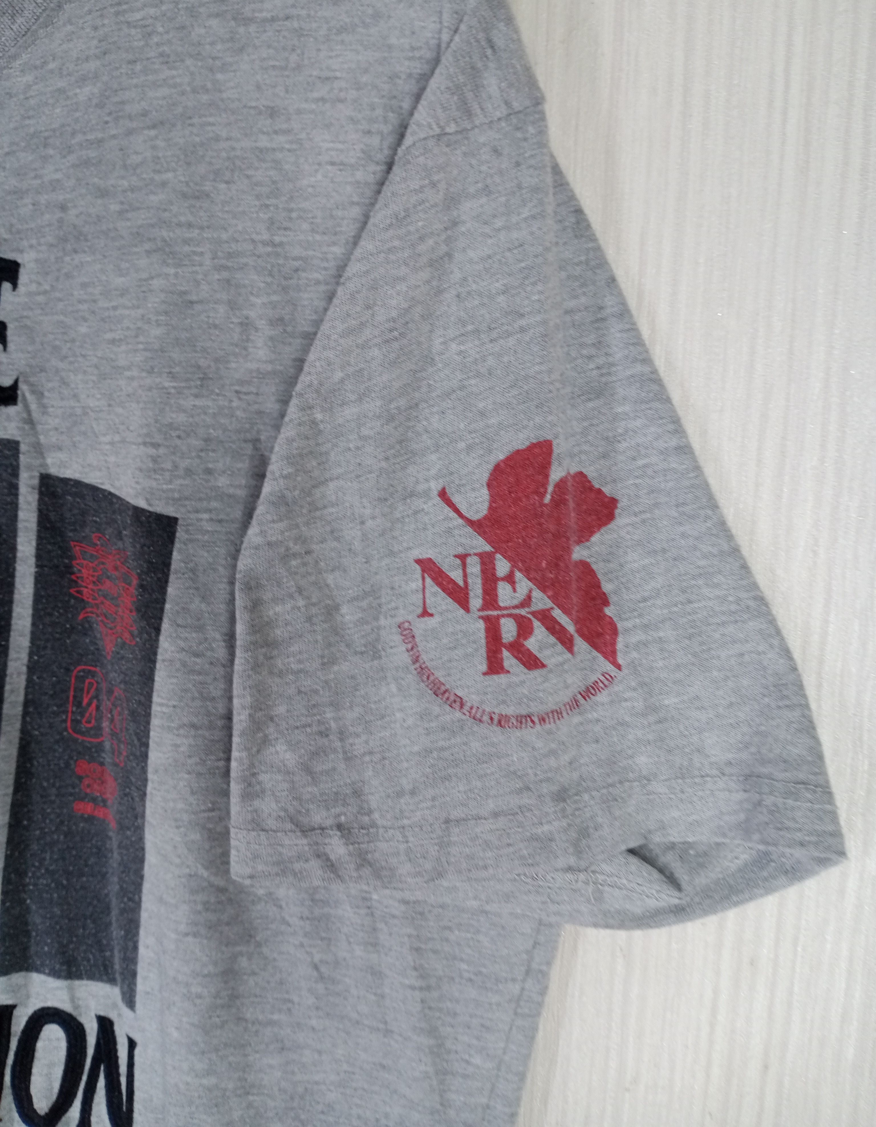 Anime × Japanese Brand × Vintage Vintage DEGRELATE x NERV Avangelion Neon Genesis Anima Tee Size US M / EU 48-50 / 2 - 4 Thumbnail
