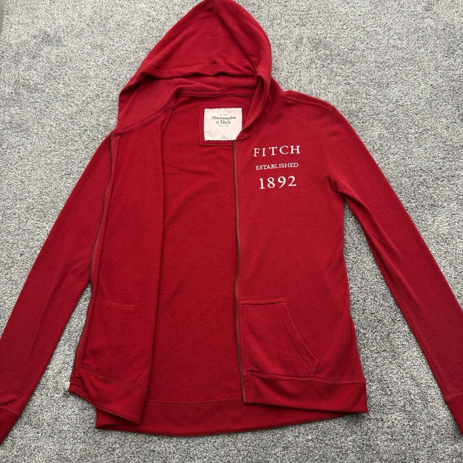 Abercrombie & Fitch Vintage Y2K Abercrombie & Fitch Full Zip Hoodie M/L Skater Size US M / EU 48-50 / 2 - 6 Thumbnail