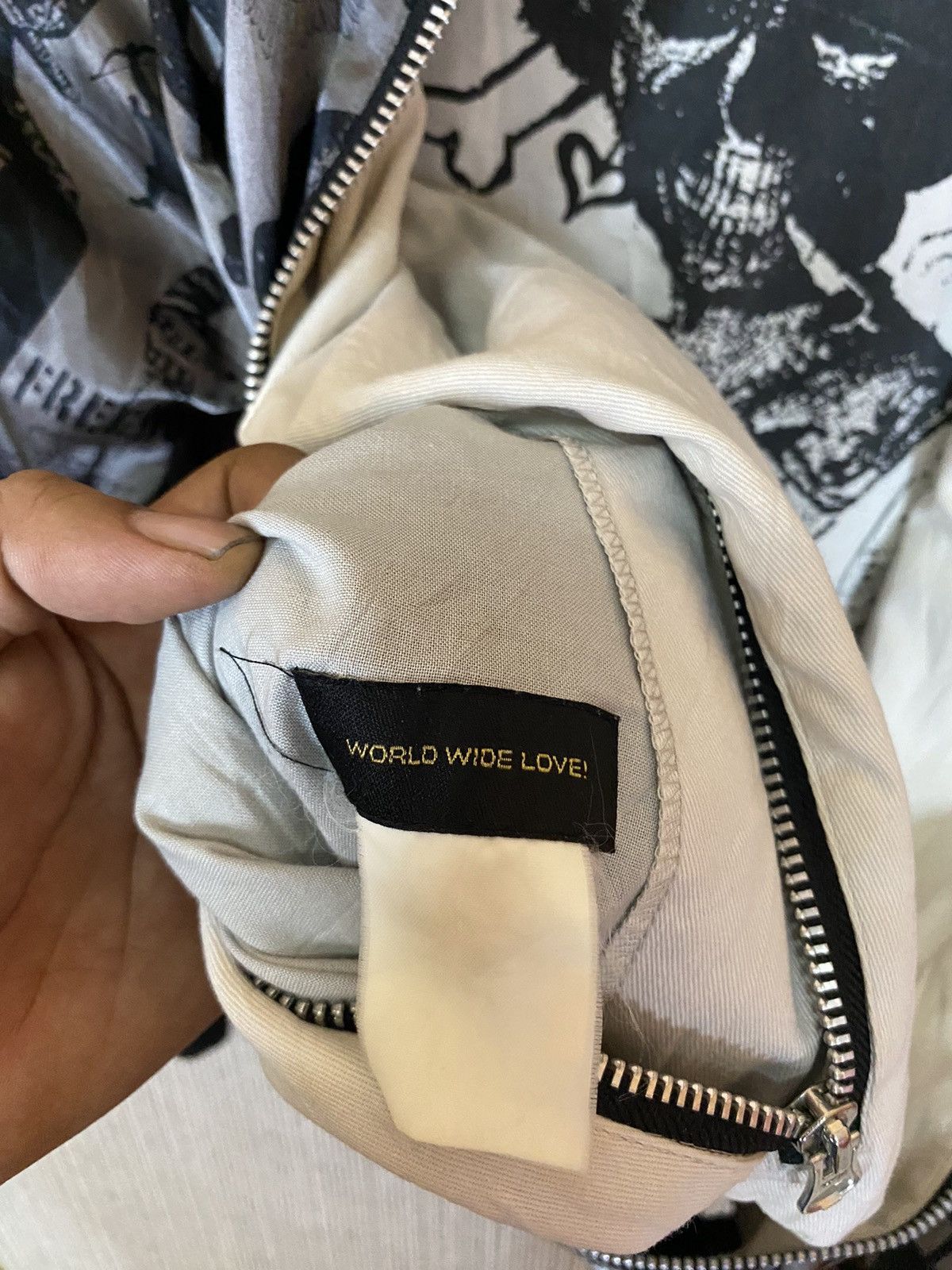 If Six Was Nine × Japanese Brand × Seditionaries World wide love bomber jacket fullprint reversible Size US S / EU 44-46 / 1 - 13 Thumbnail