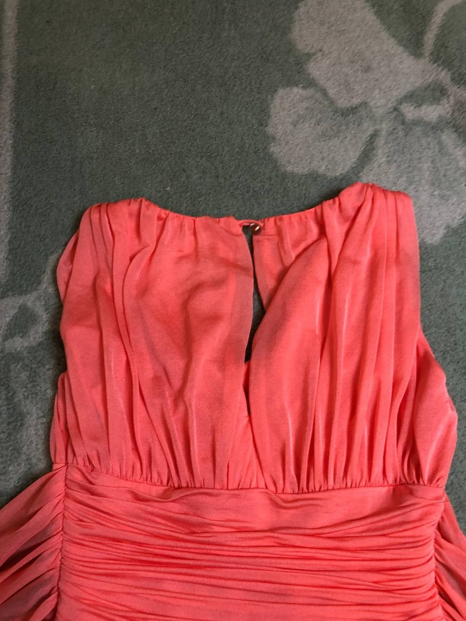 Roberto Cavalli Roberto Cavalli chiffon Dress Coral Pink Belted Collar Size M / US 6-8 / IT 42-44 - 12 Thumbnail