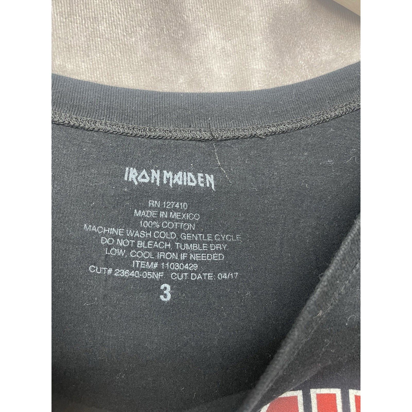 Iron Maiden VTG Iron Maiden The Number Of The Beast Womens Tee T Shirt S Size US XL / EU 56 / 4 - 5 Thumbnail