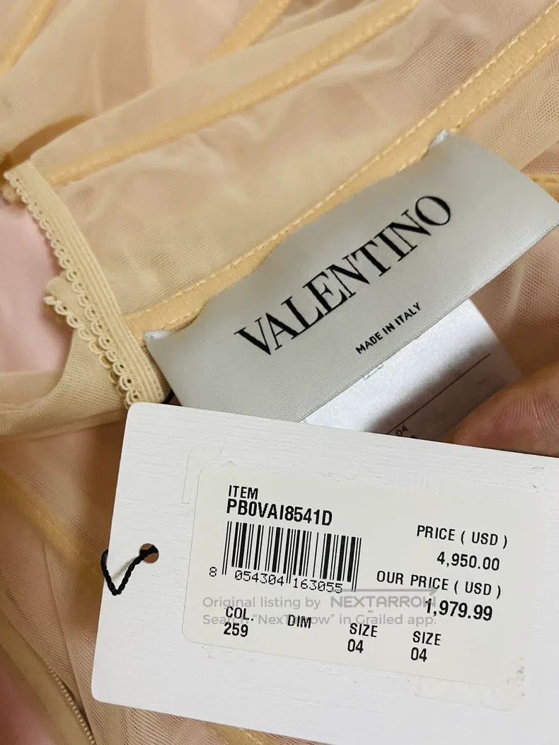 Valentino Valentino Pink bandeau flower bud bow dress Size S / US 4 / IT 40 - 7 Thumbnail