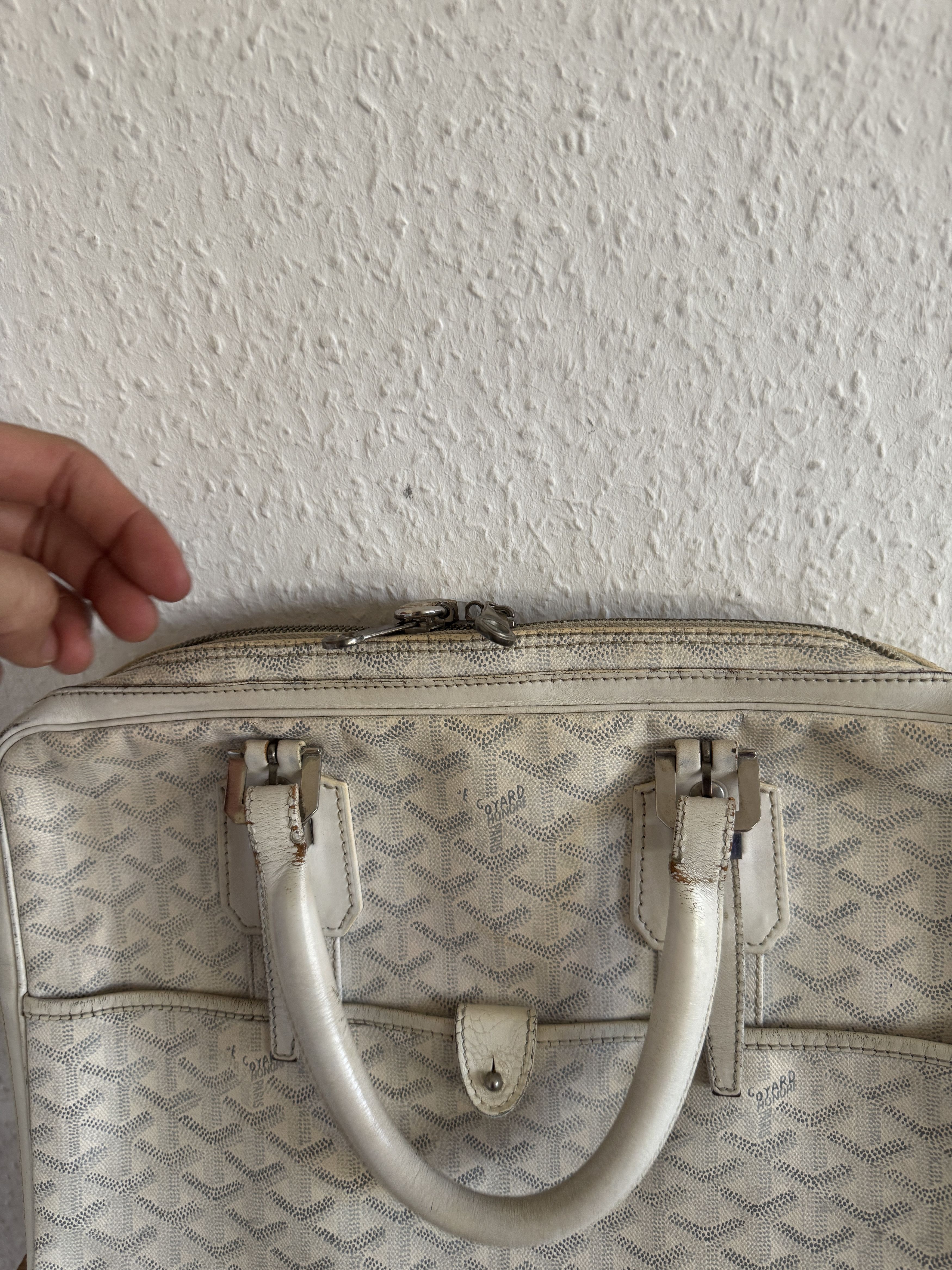 Goyard Ambassade PM Business Bag – White Size ONE SIZE - 6 Thumbnail