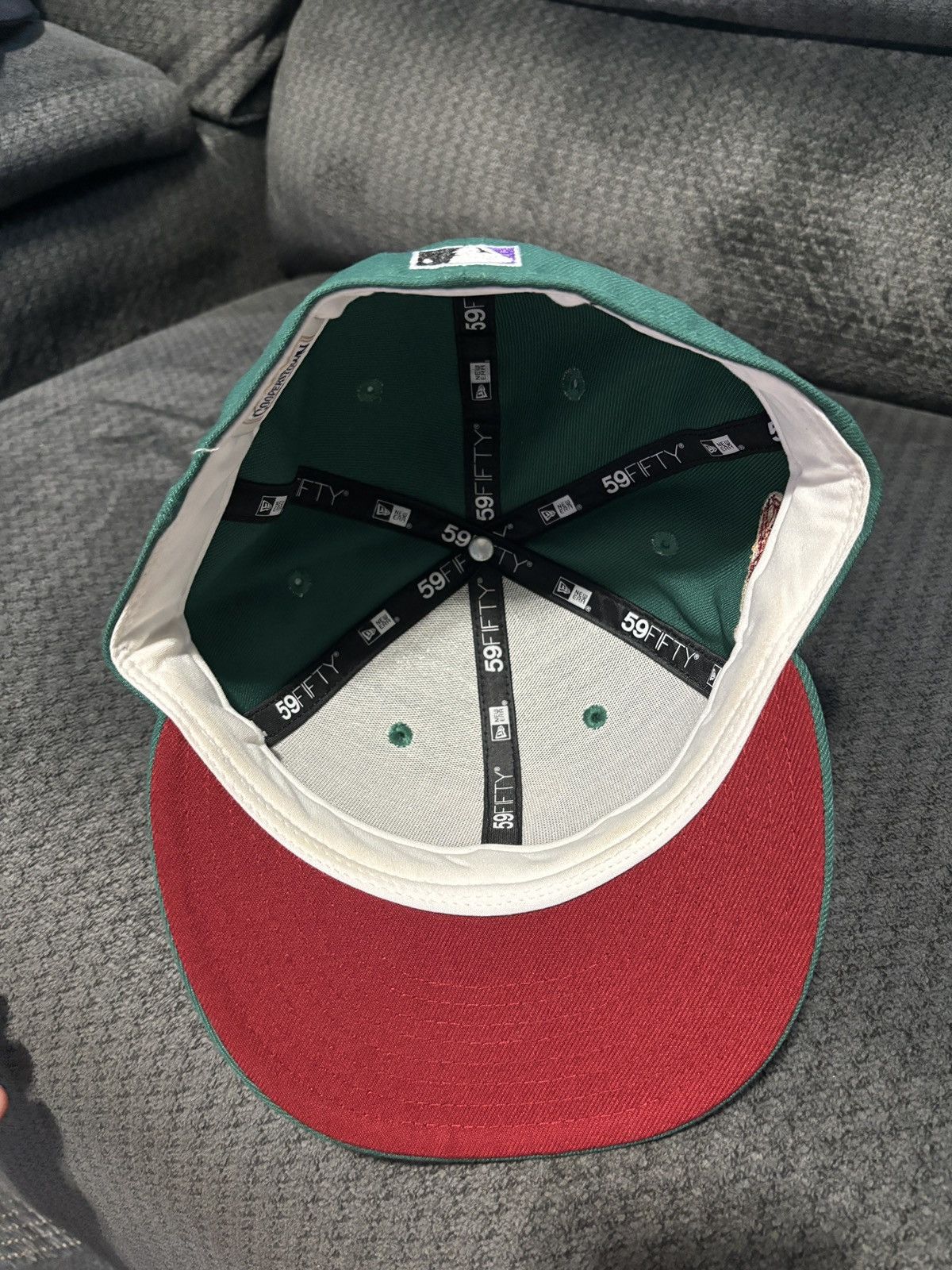 Hat Club HatClub Arizona Diamondbacks New Era Green Pink Bottom 7 3/8 Size ONE SIZE - 3 Thumbnail
