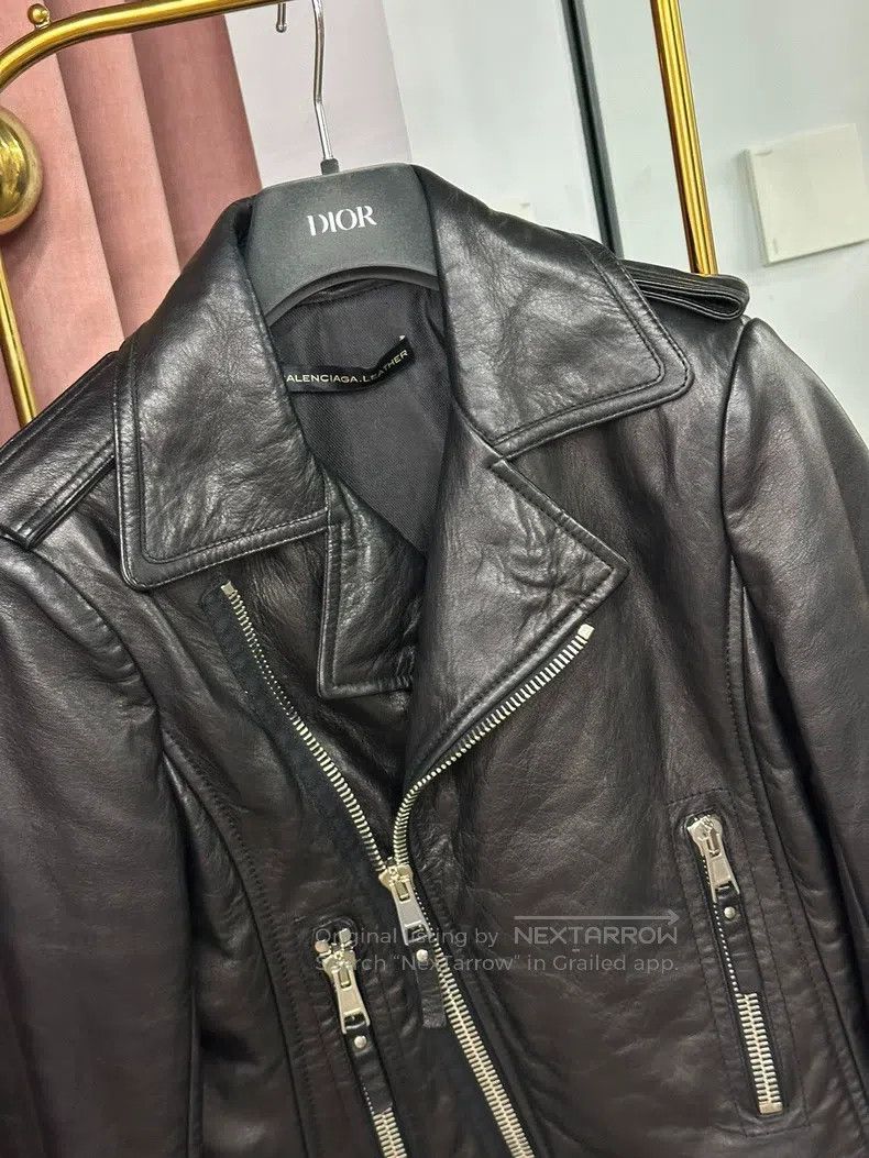 Balenciaga Balenciaga Black motorcycle leather coat Size XS / US 0-2 / IT 36-38 - 2 Thumbnail
