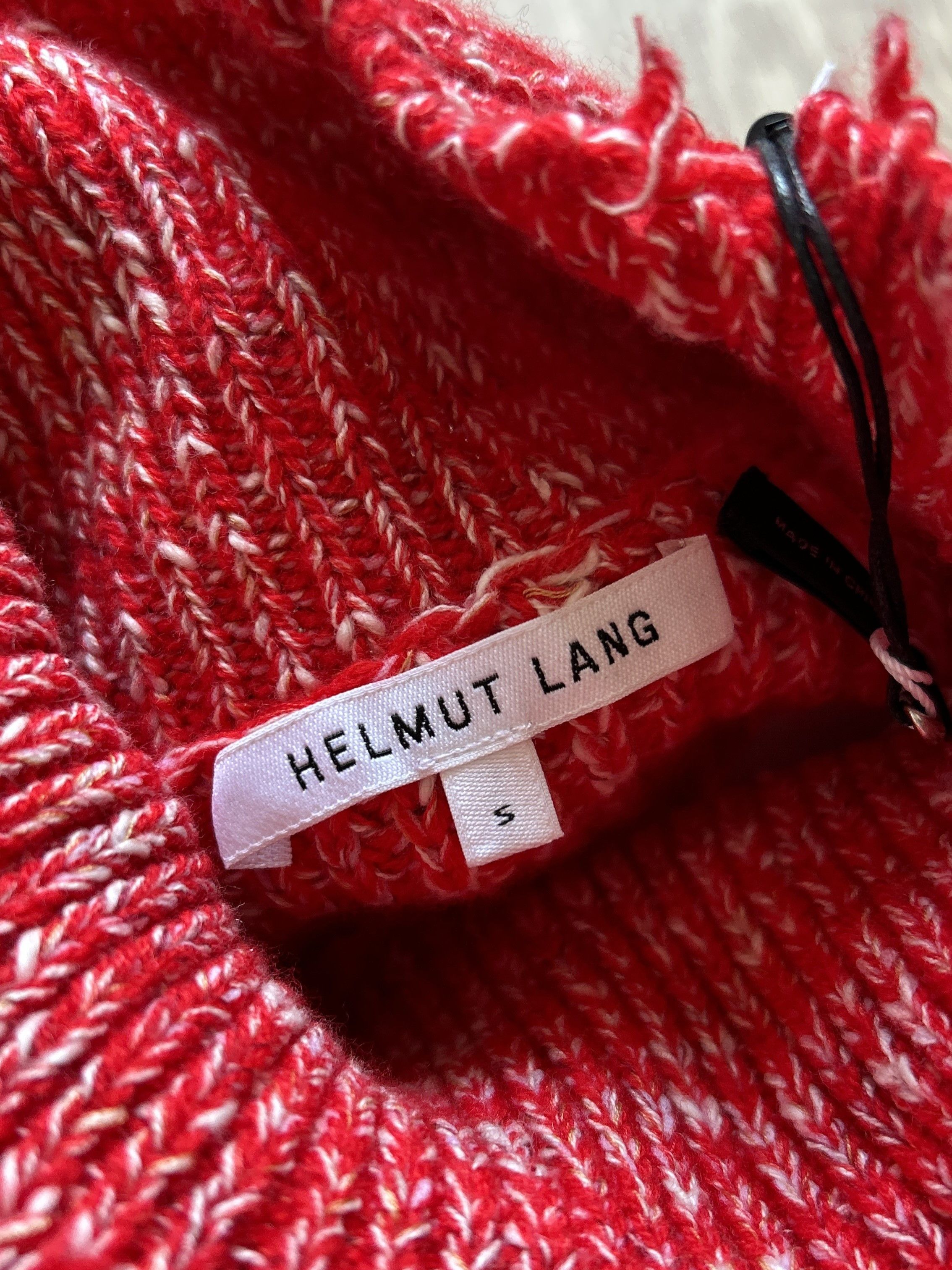 Helmut Lang Helmut Lang Red Gradient Knit Sweater Size S / US 4 / IT 40 - 5 Thumbnail