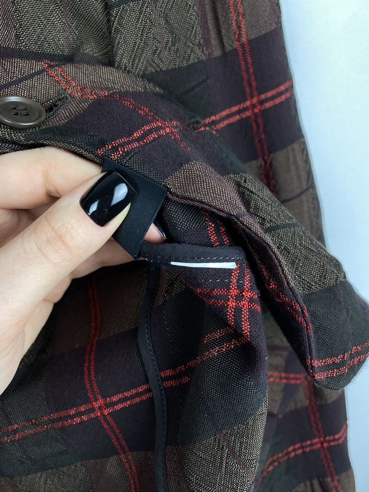Yohji Yamamoto Rare Y’s Yohji Yamamoto checked Japanese blazer jacket Size L / US 10 / IT 46 - 14 Thumbnail