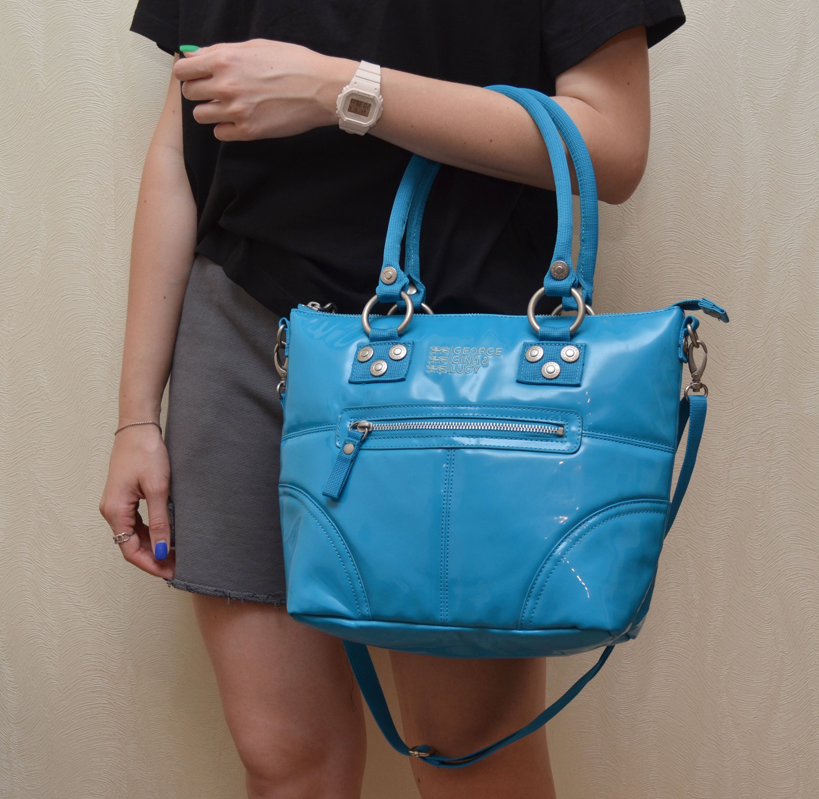 George Gina & Lucy × Japanese Brand GEORGE GINA & LUCY Fainaway Blue Bag RARE Size ONE SIZE - 11 Thumbnail