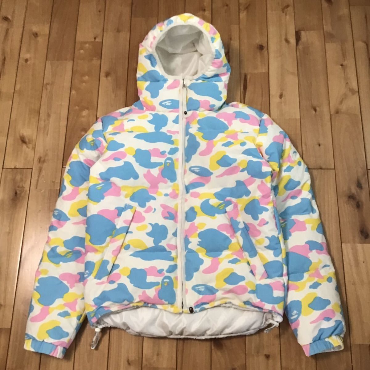 Bape × Nigo Cotton candy camo hoodie down jacket BAPE multi camo NIGO Size US M / EU 48-50 / 2 - 1 Thumbnail