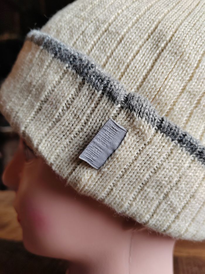 Japanese Brand Vintage Point Square Snowcap Beanie Size ONE SIZE - 3 Thumbnail