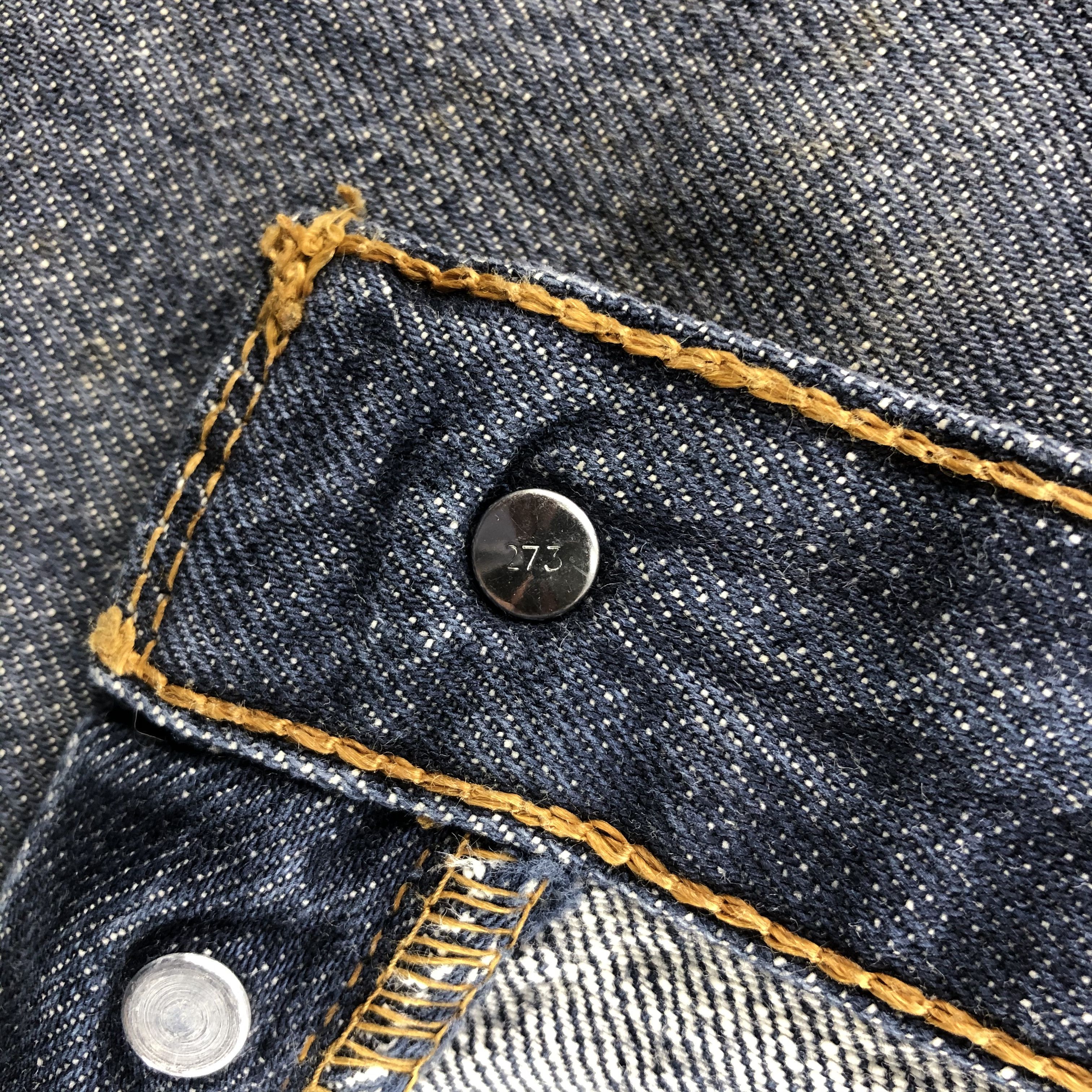 Levi's × Vintage 90s Vintage Ripped Levis 501 Jeans-JM2540 Size US 33 - 15 Thumbnail