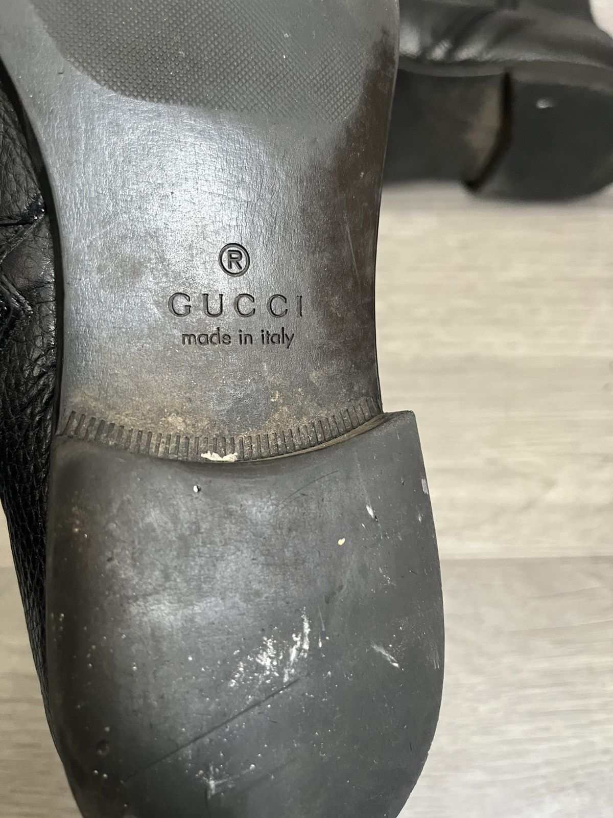 Gucci Gucci pebble grain leather Chelsea zipper ankle boots Size US 8.5 / EU 41-42 - 11 Thumbnail