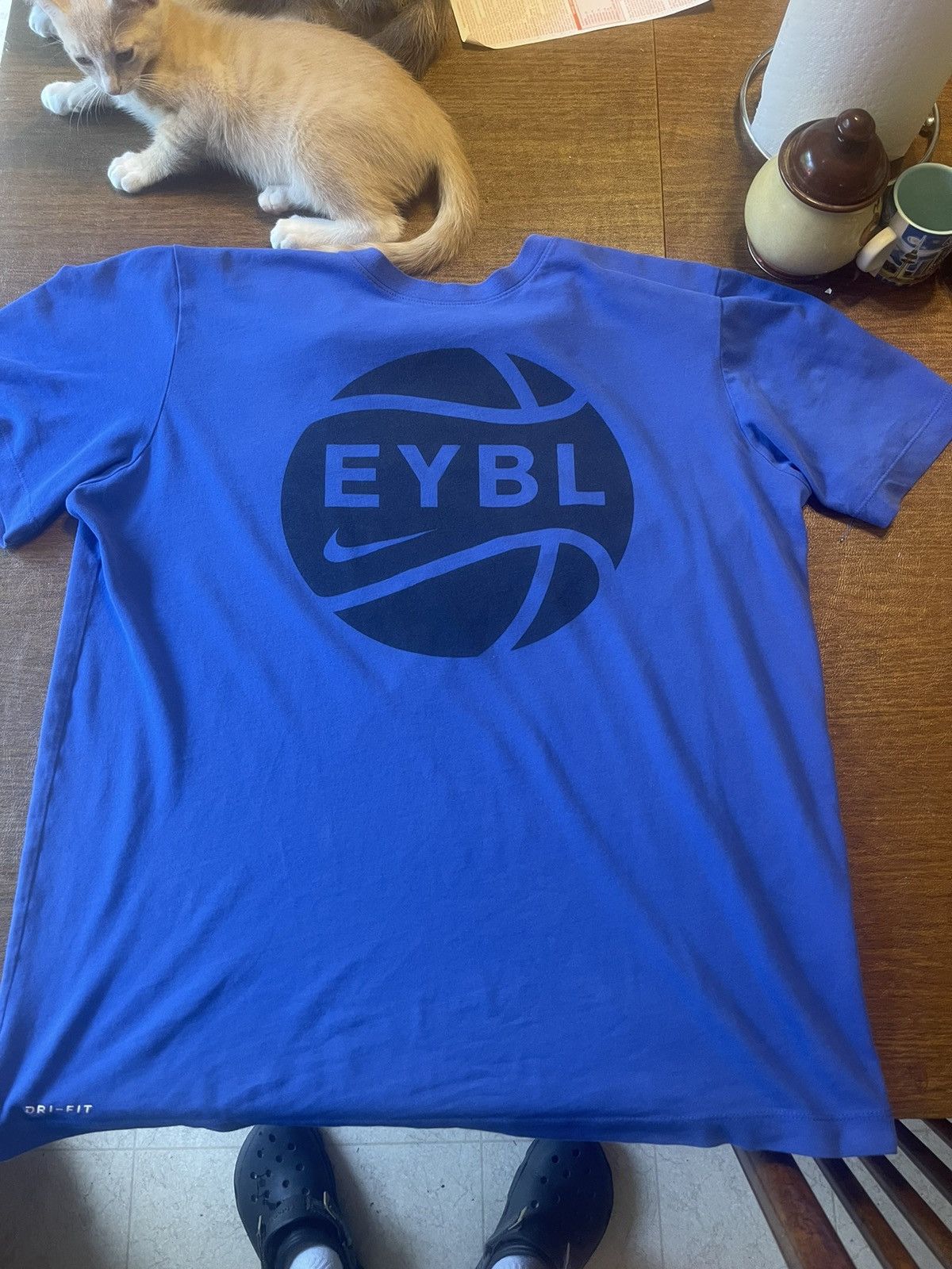 Nike blue eybl nike shirt Size US L / EU 52-54 / 3 - 1 Thumbnail