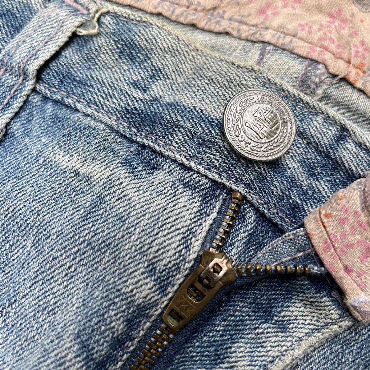 Hysteric Glamour Japanese Jeans Buden Koi Fish Denim Size US 34 / EU 50 - 8 Thumbnail