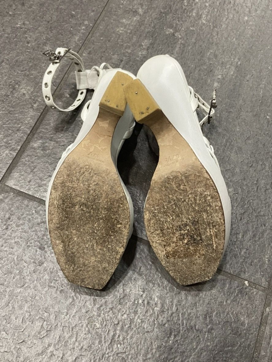 靴 Dior by John Galliano Eyelet Sandal Extremely Rare CHRISTIAN DIOR Denim Sandals – Vintylux